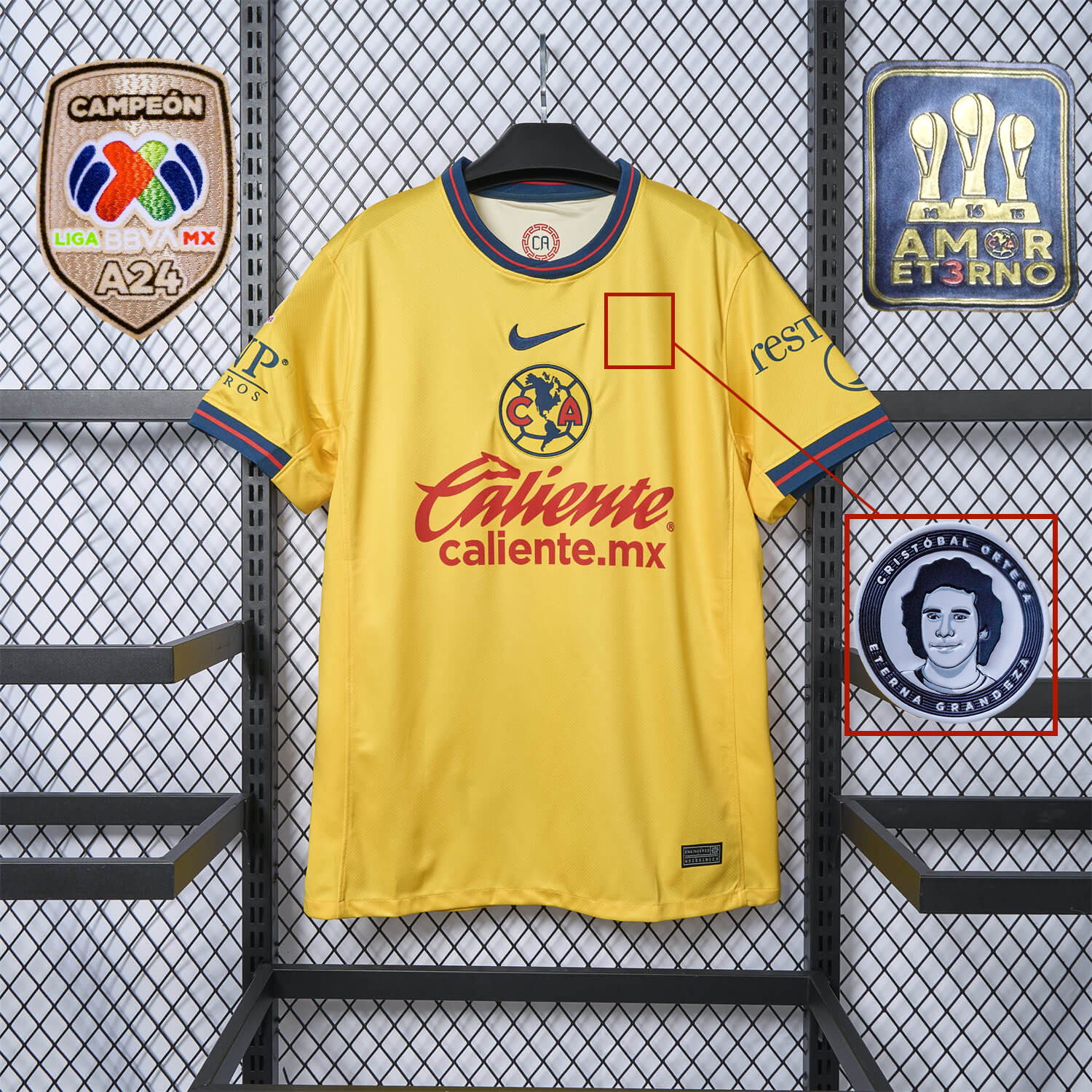 【CHAMPION PATCH】Club América 24-25 Home Stadium Jersey - Fans Version - UnitedFutballJersey