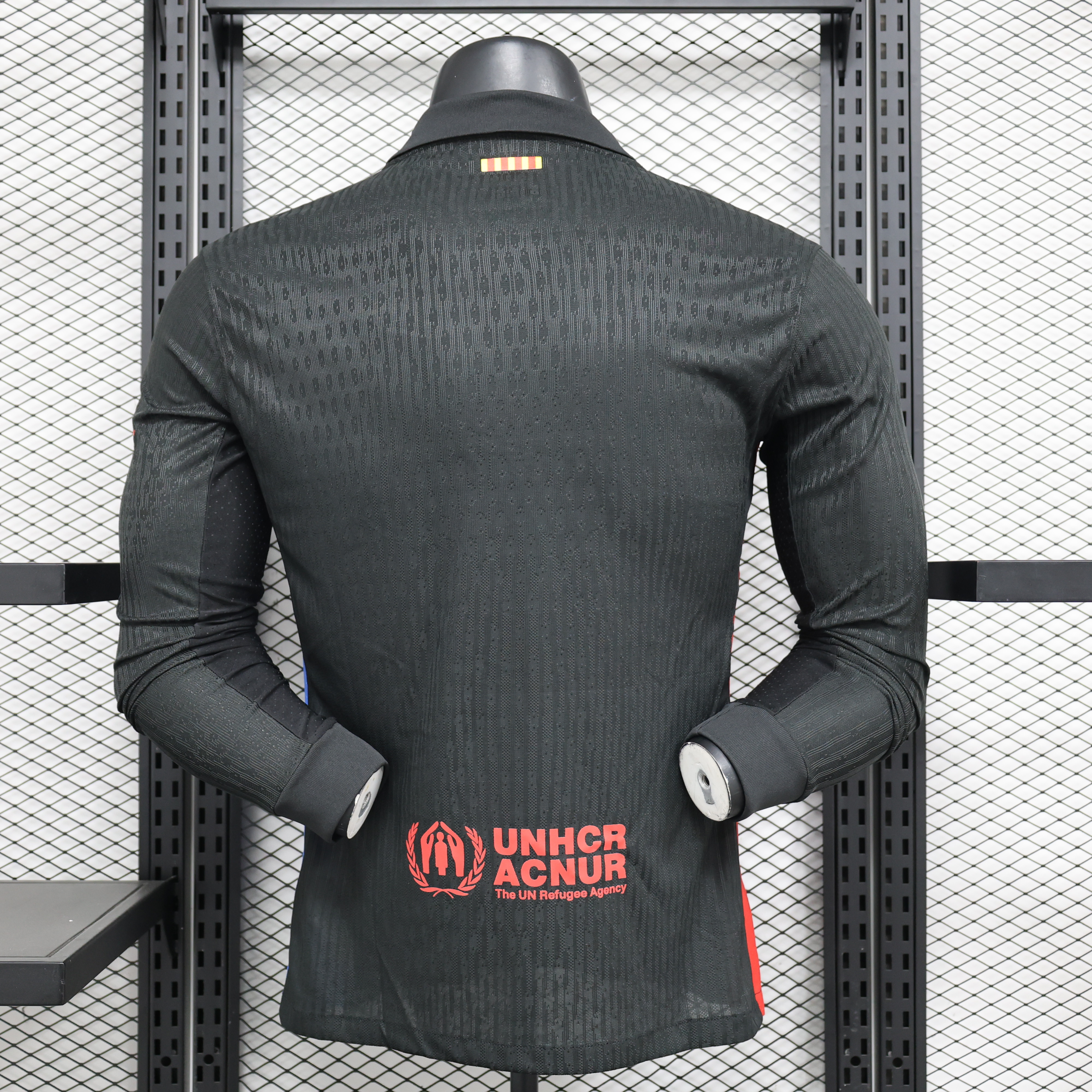 B.A.R.S.A 24-25 Away Long Sleeve Jersey with Big Logo - Player Version - UnitedFutballJersey