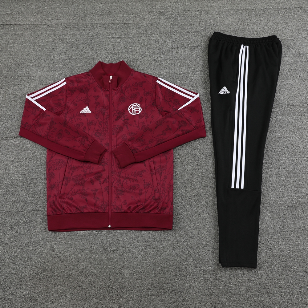 Bayern Munich 23-24 Jacket Training Tracksuit - Red - UnitedFutballJersey