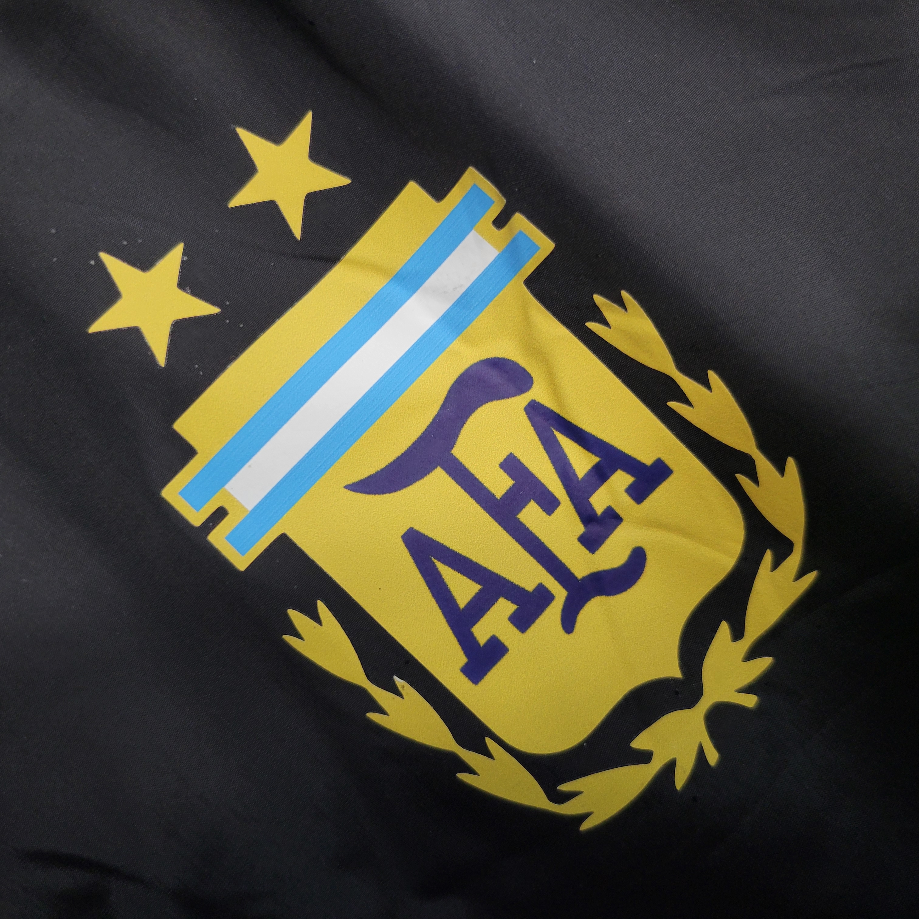 Argentina 23-24 Men's Hooded Thermal Cotton Jacket - UnitedFutballJersey