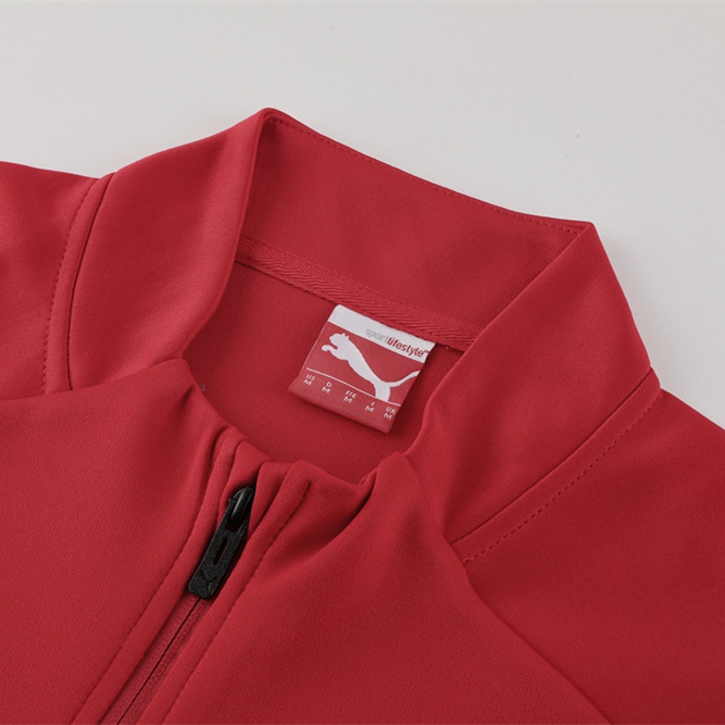 AC Milan 23-24 Jacket Training Tracksuit - Red - UnitedFutballJersey