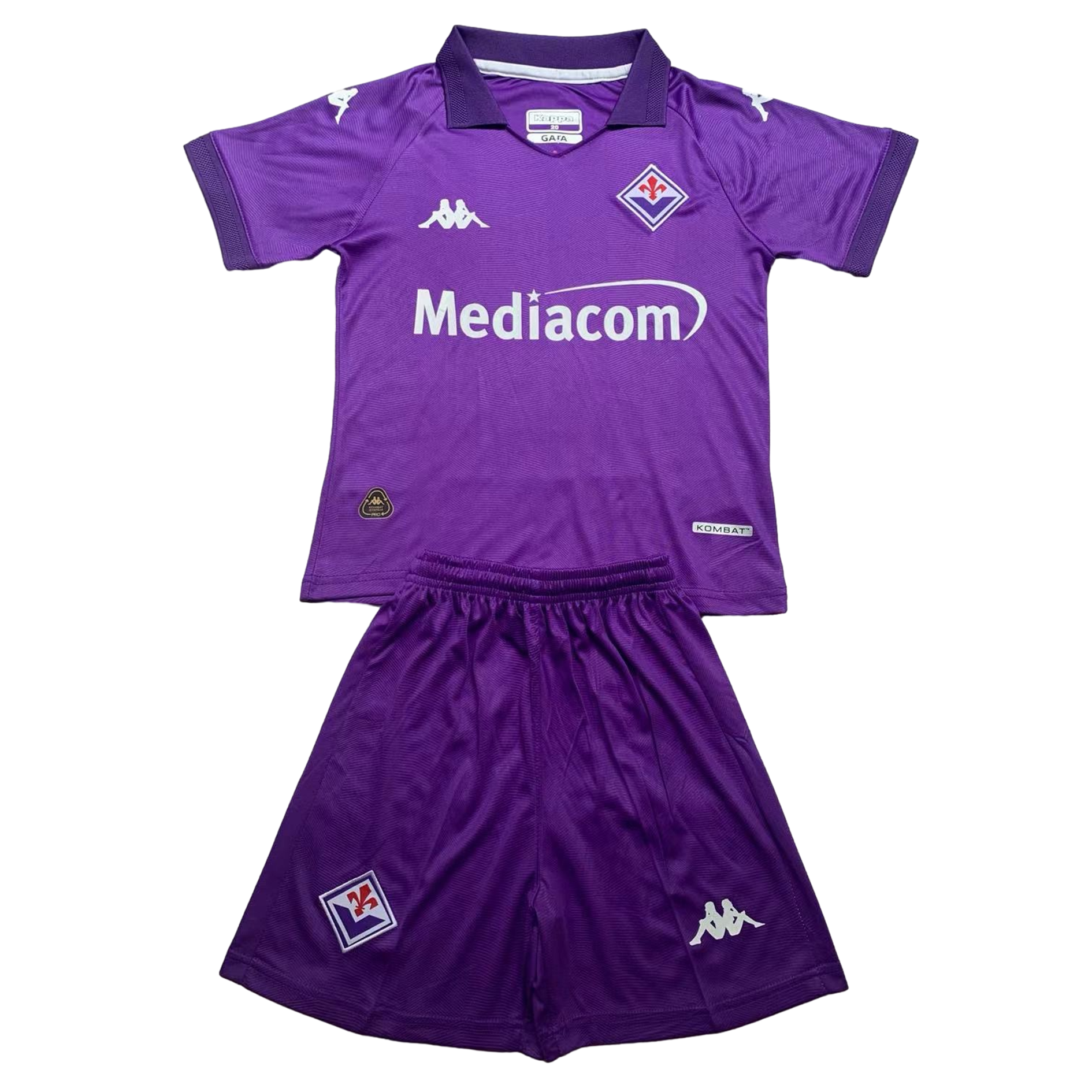 Fiorentina 24-25 Home Stadium Kids Kit - UnitedFutballJersey