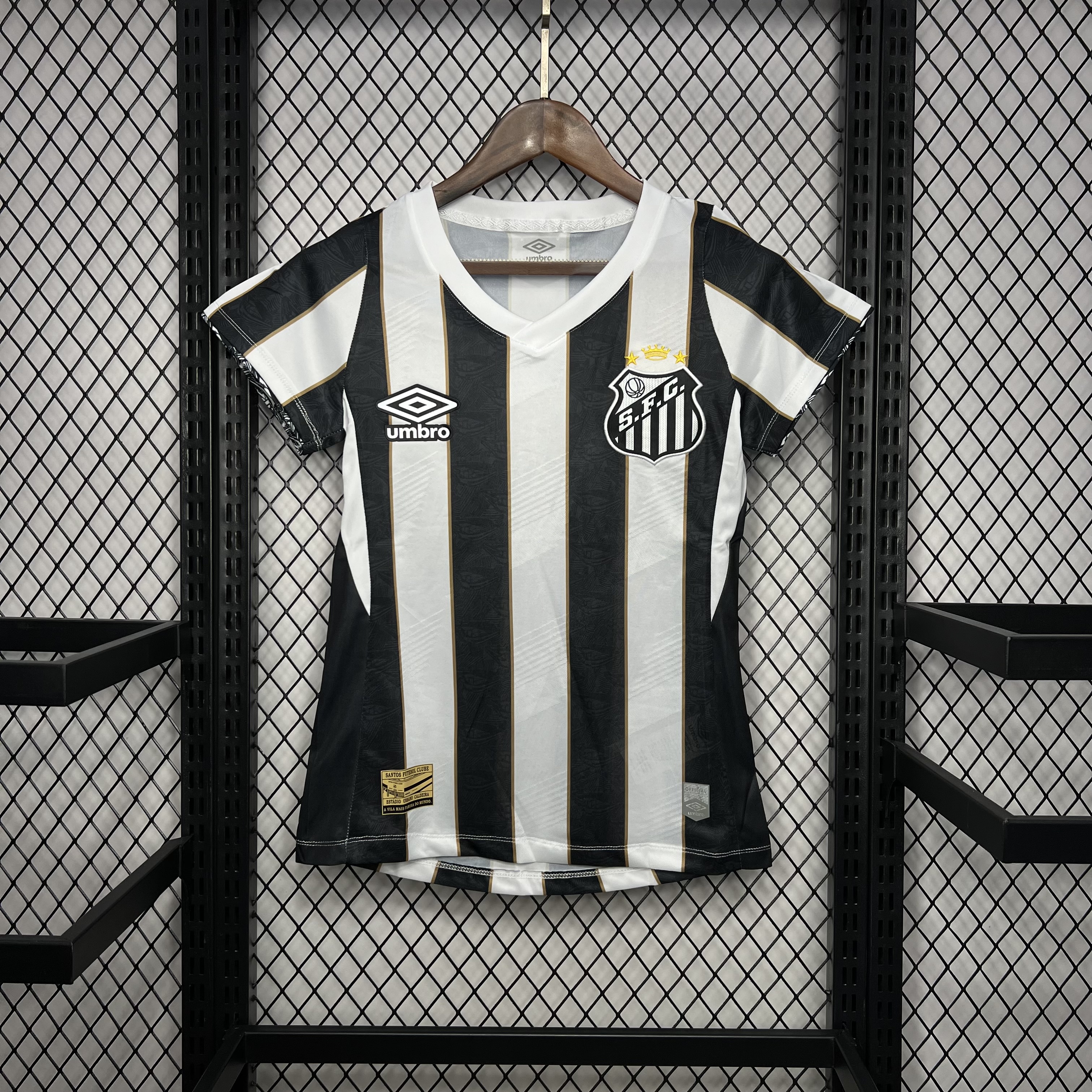 Women's Santos 24-25 Away Unsponsored Jersey - Fans Version - UnitedFutballJersey