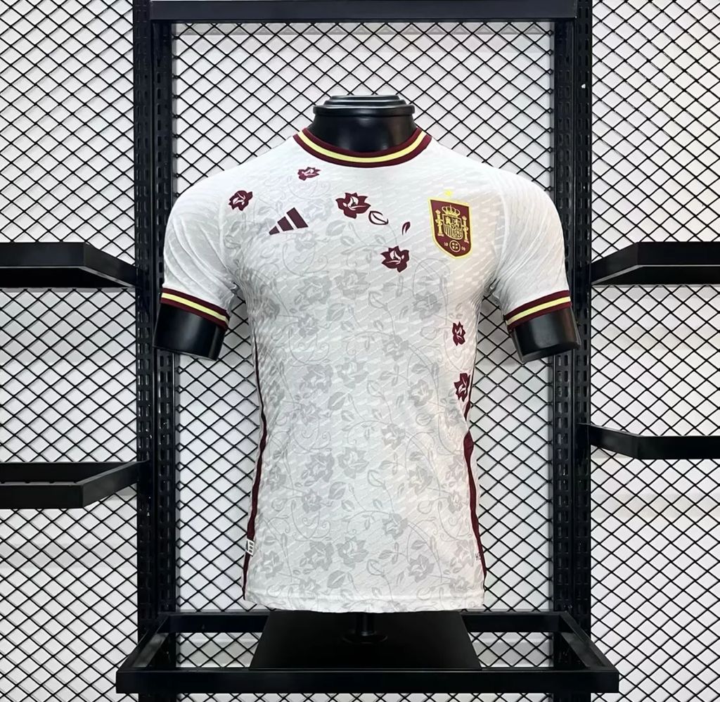 Spain 2024 White Special Edition Jersey - Player Version - UnitedFutballJersey