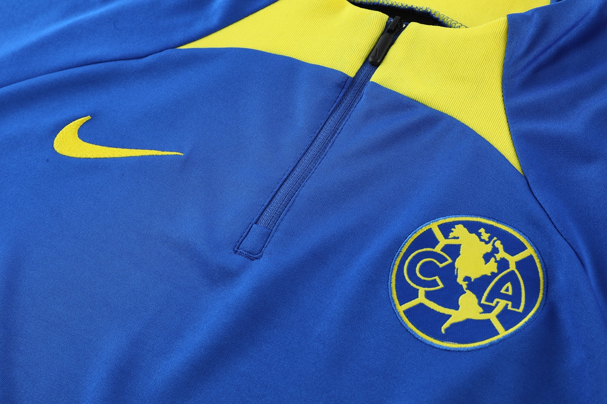 Club America 23-24 Long Sleeve Training Set -Dark blue - UnitedFutballJersey