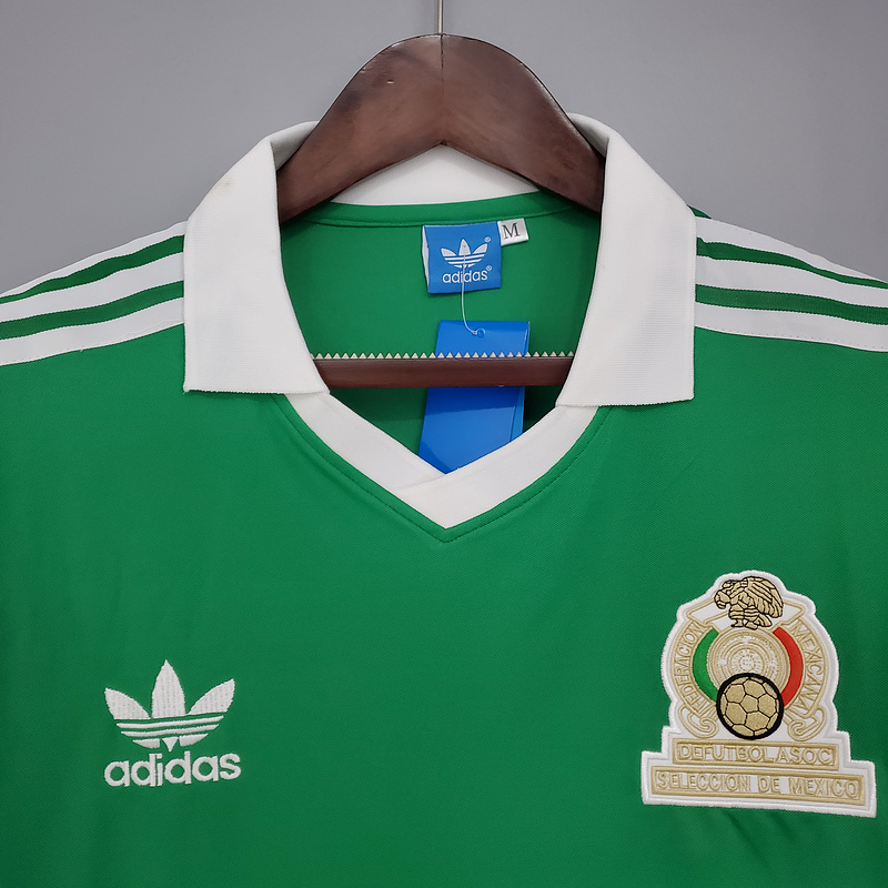 Retro Mexico 1986 Home Stadium Jersey - UnitedFutballJersey