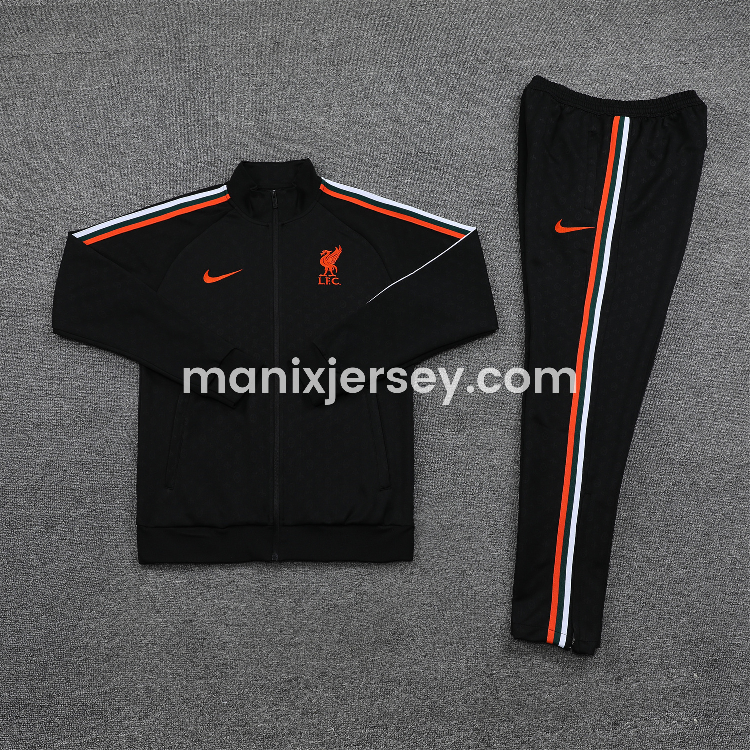 Liver.pool 24-25 Jacket Training Tracksuit - Black - UnitedFutballJersey