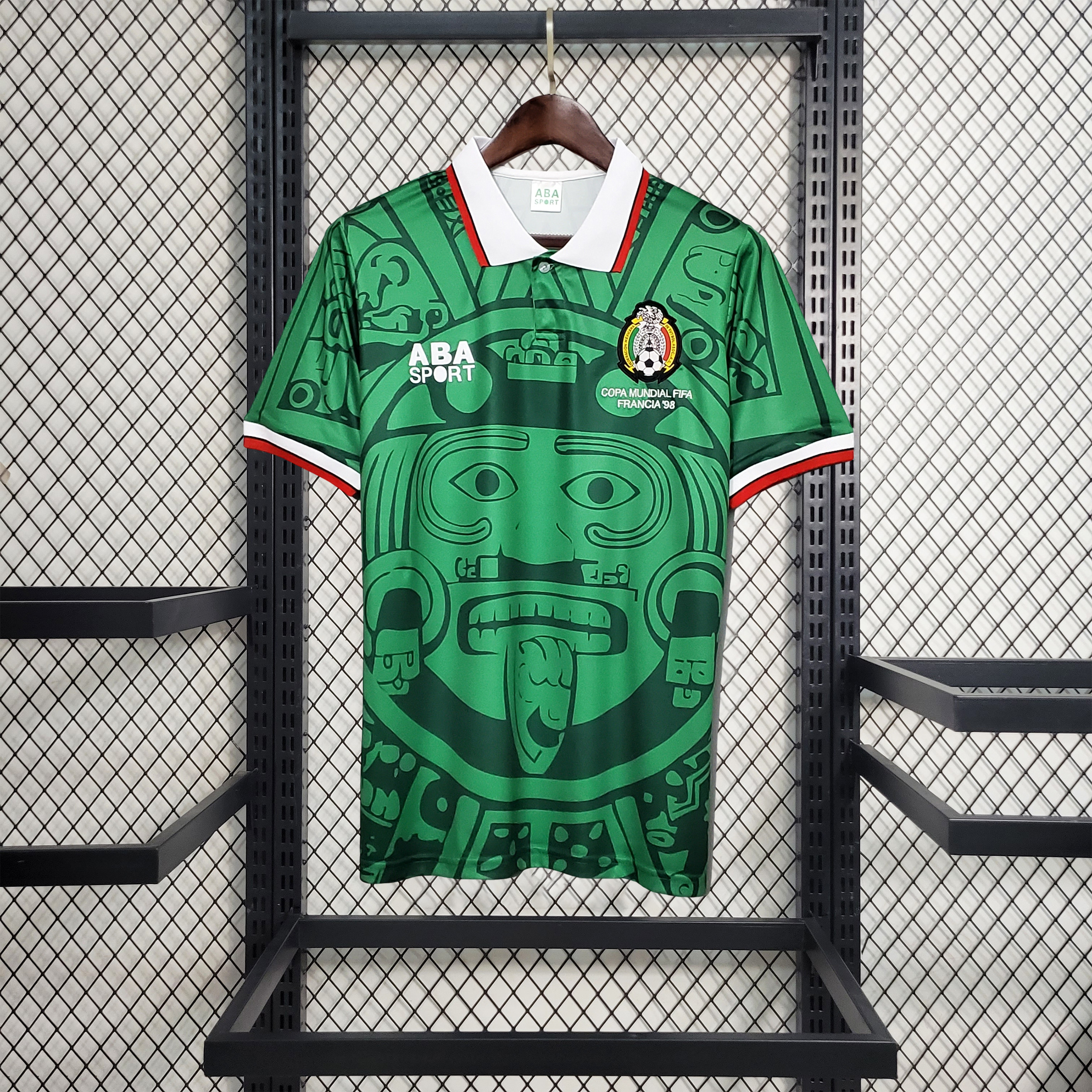 Retro Mexico 1998 Home Jersey - UnitedFutballJersey