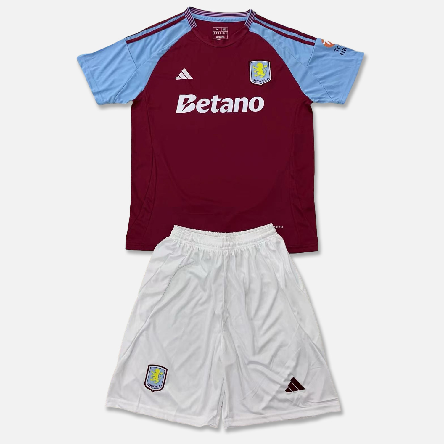 Aston Villa 24-25 Home Men's Adult Jersey Set - Fans Version - UnitedFutballJersey