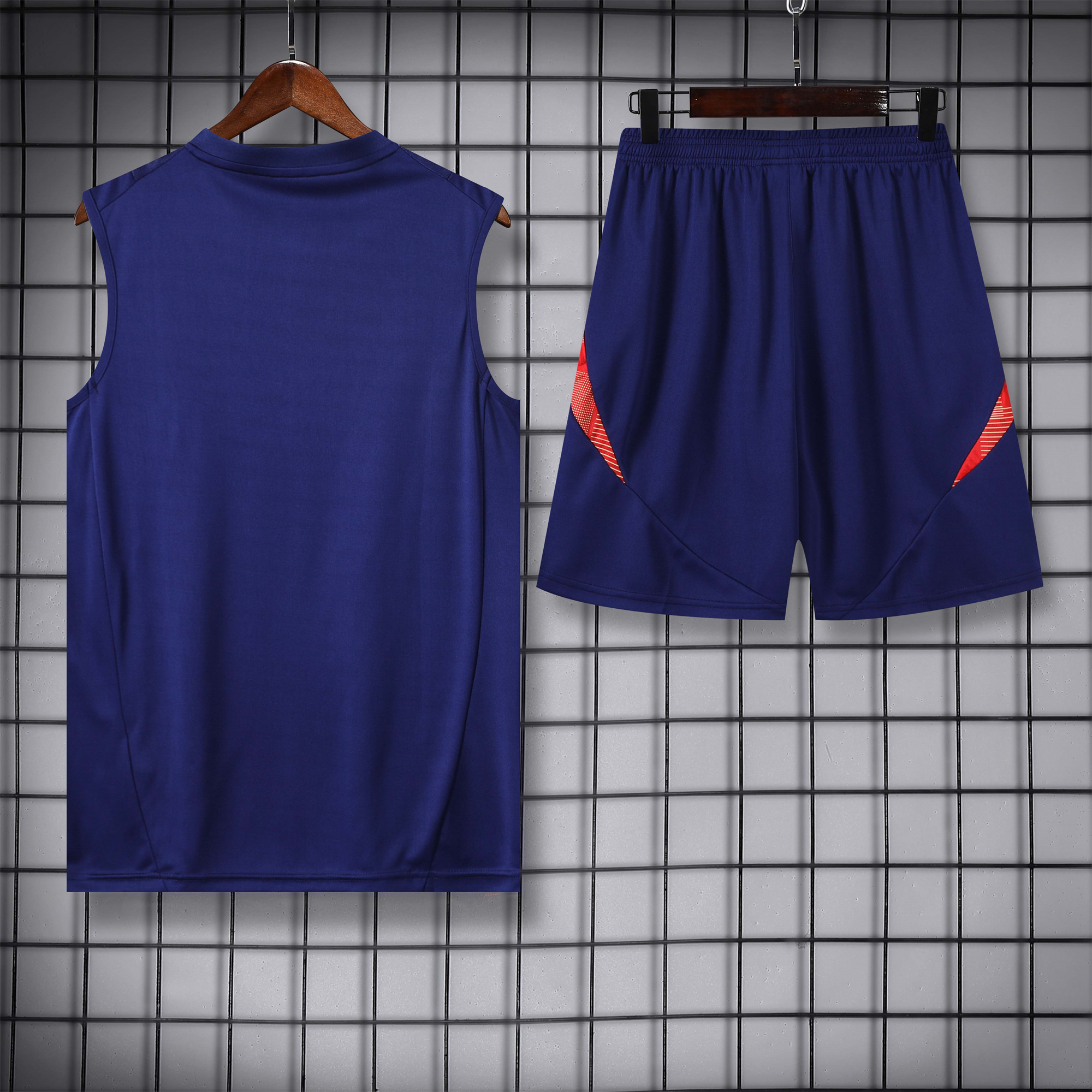 Spain 24-25 Vest Training Set - Deep Blue - UnitedFutballJersey