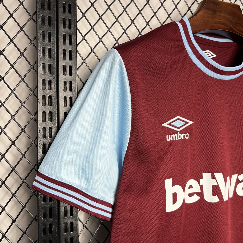 West Ham United 24-25 Home Stadium Jersey - Fans Version - UnitedFutballJersey