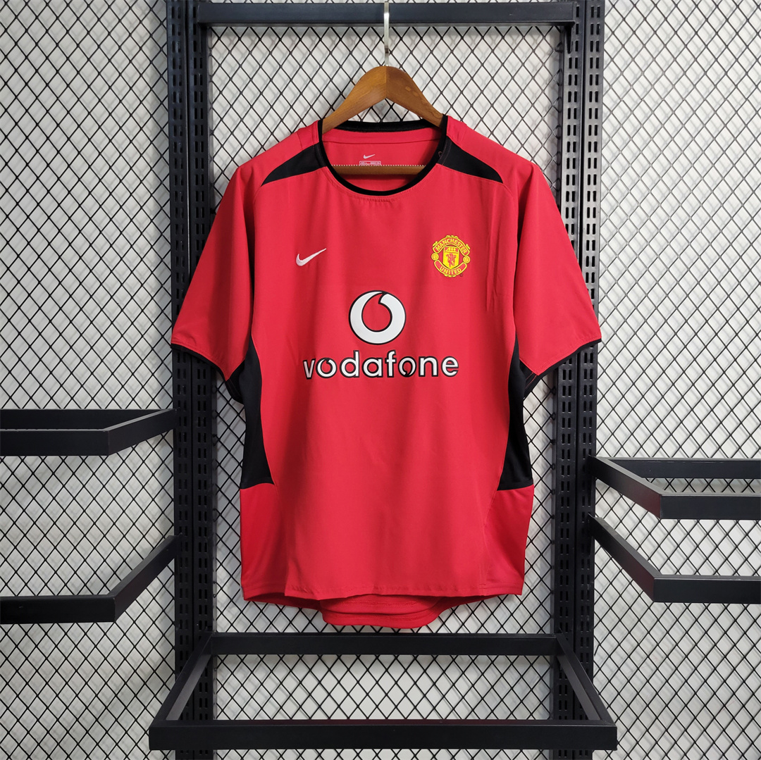 Retro Manchester United 02-04 Home Jersey - UnitedFutballJersey