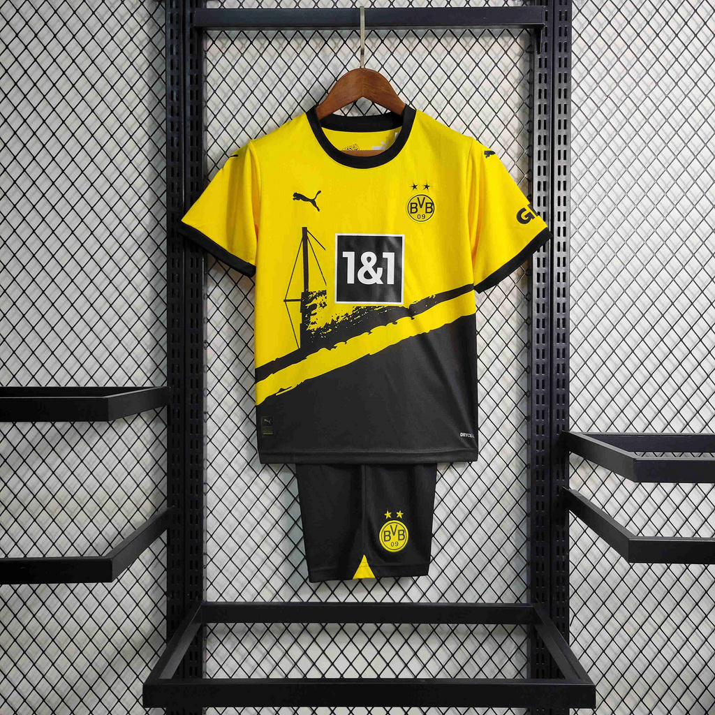 Dortmund 23-24 Home Kids kit - UnitedFutballJersey