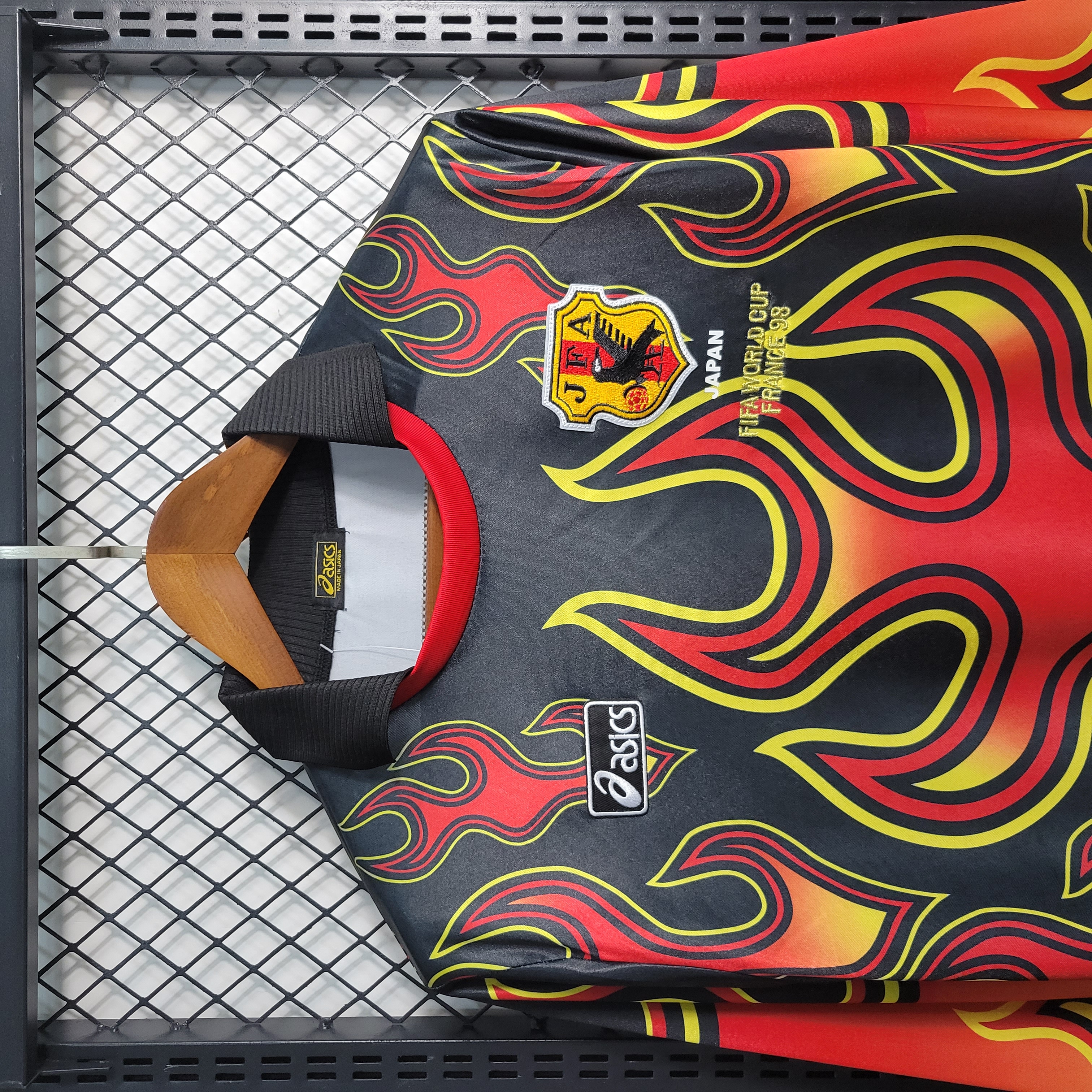 Retro Japan 1998 Red Flame Goalkeeper Jersey - UnitedFutballJersey