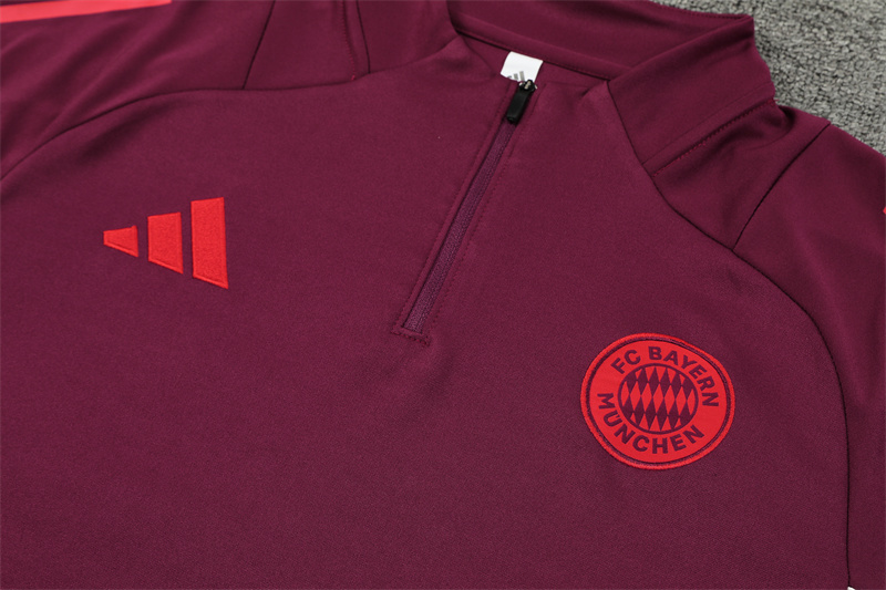 Bayern Munich 24-25 Long Sleeve Training Set - Red - UnitedFutballJersey