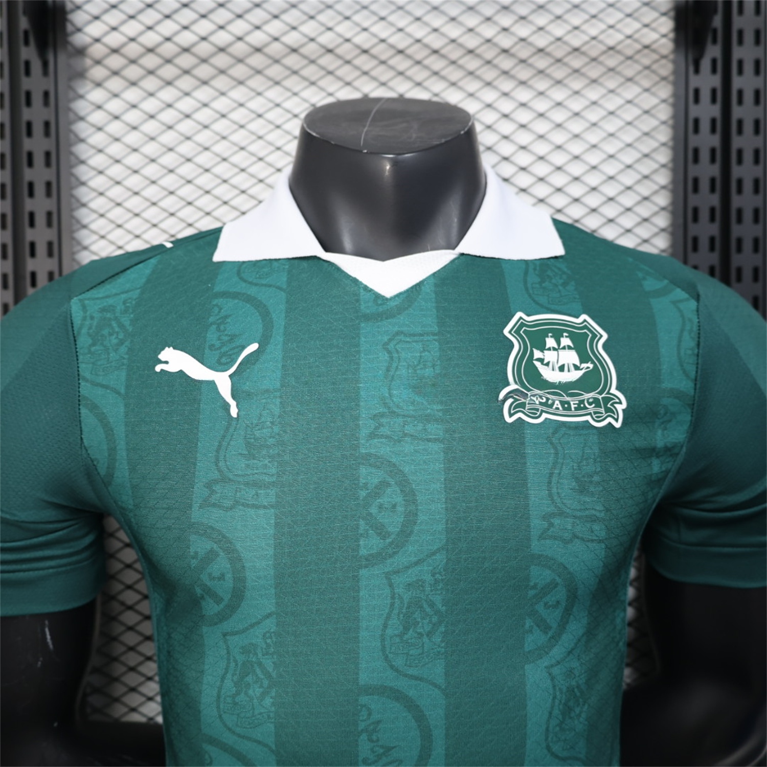 Plymouth Argyle 25-26 Home Unsponsored Jersey - Player Version - UnitedFutballJersey