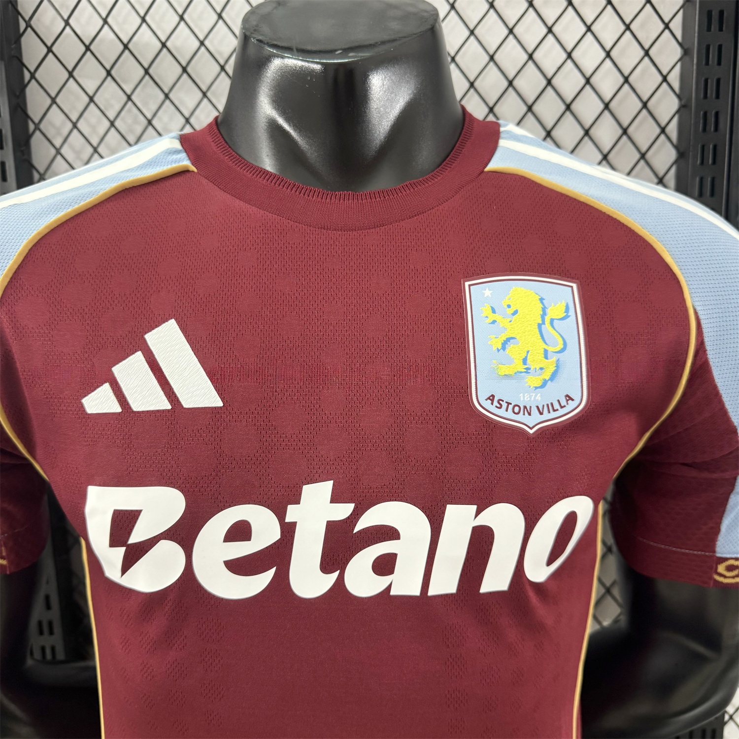 Aston Villa 25-26 Home Jersey - Player Version - UnitedFutballJersey