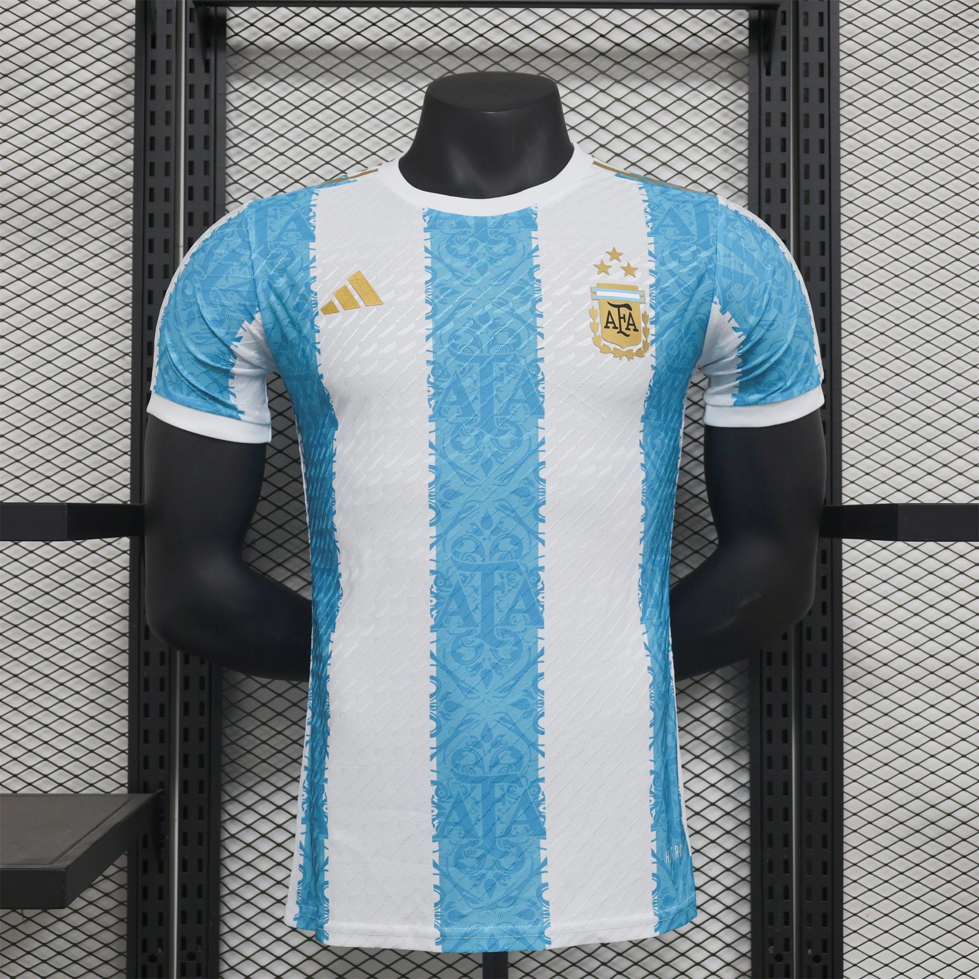 Argentina 2024 Blue and White Stripes Special Edition Jersey - Player Version - UnitedFutballJersey