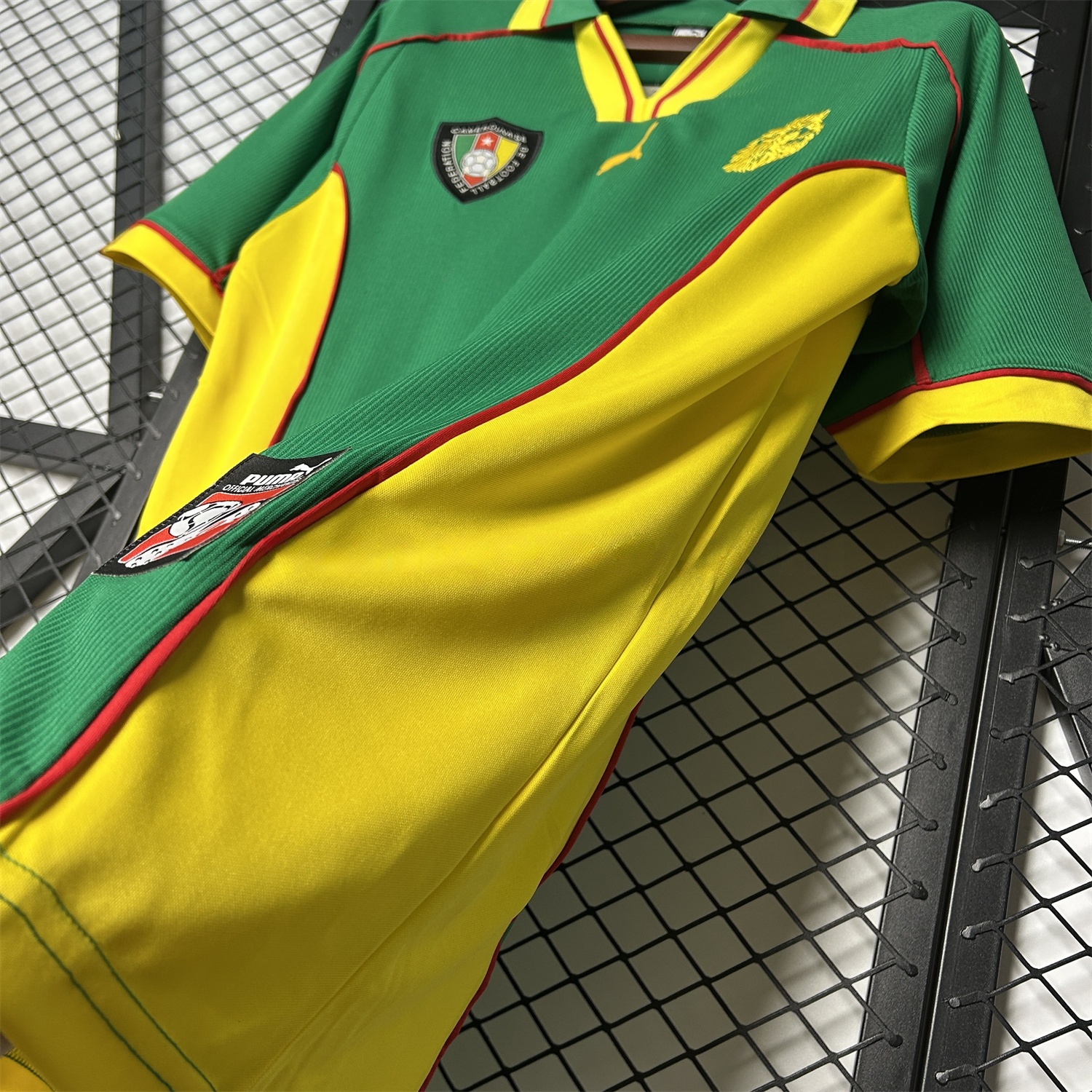 Retro Cameroon 1998 Home Jersey - UnitedFutballJersey