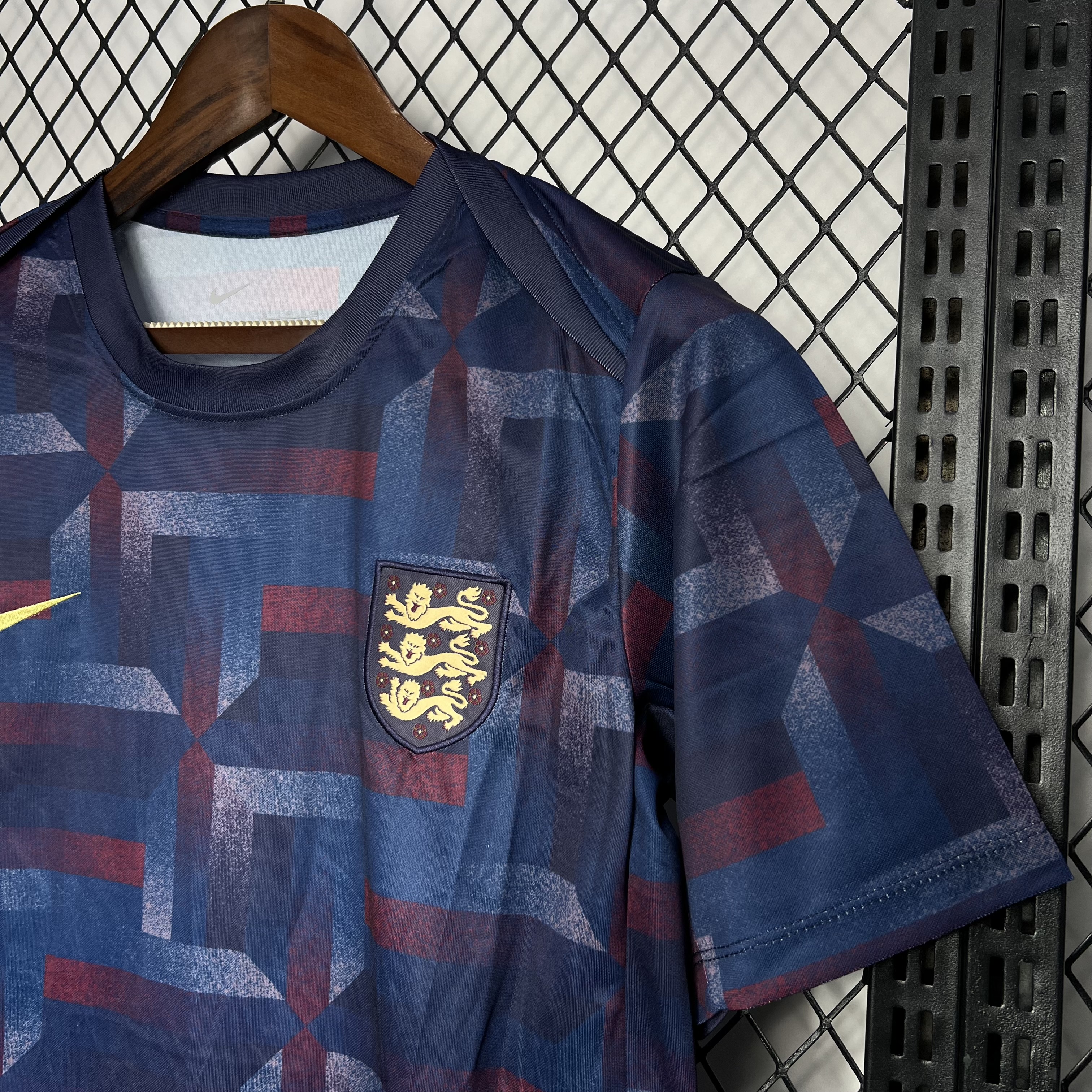 England 2024 Pre-match Training Jersey - Fans Version - UnitedFutballJersey
