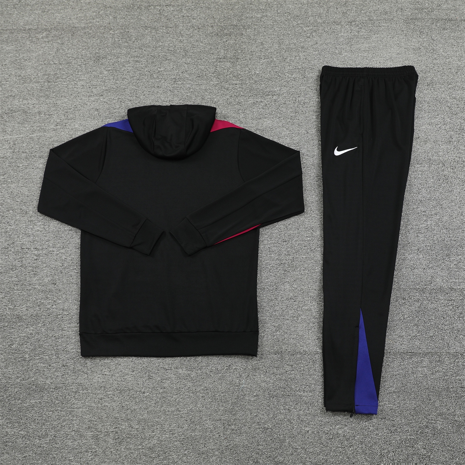 B.A.R.S.A 24-25 Training Hoodie Set - Black Hoodie and Black Pants - UnitedFutballJersey
