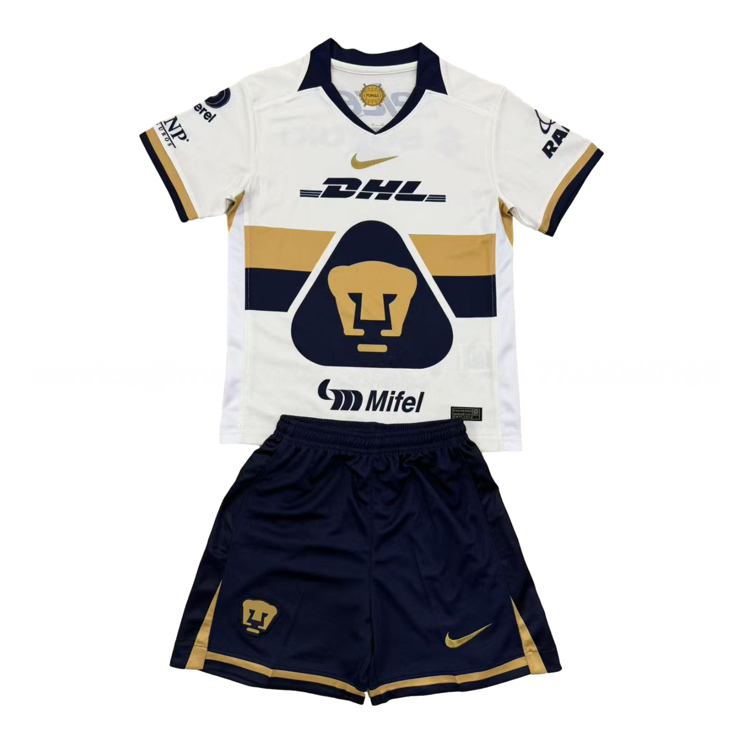 Pumas UNAM 25-26 Home Men's Adult Jersey Set - Fans Version - UnitedFutballJersey