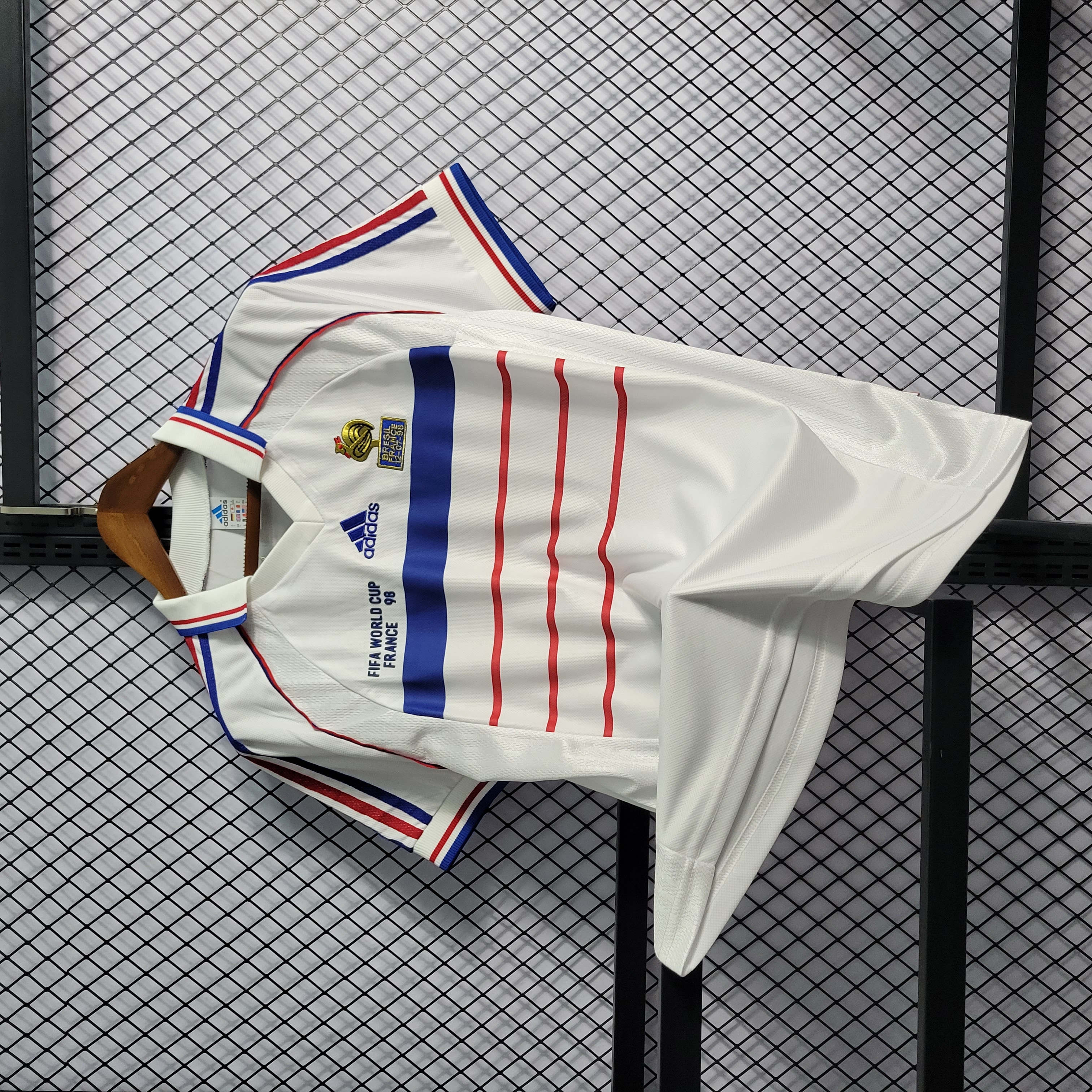 Retro France 1998 Away Stadium Jersey - UnitedFutballJersey