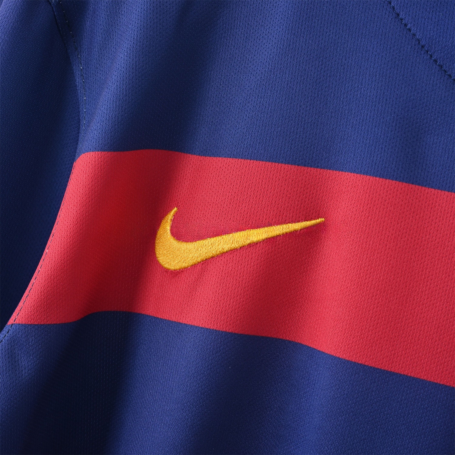 Retro Barcelona 15-16 Home Long Sleeves Jersey - UnitedFutballJersey