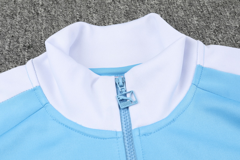 Manchester City 23-24 Jacket Training Tracksuit - Sky Blue - UnitedFutballJersey