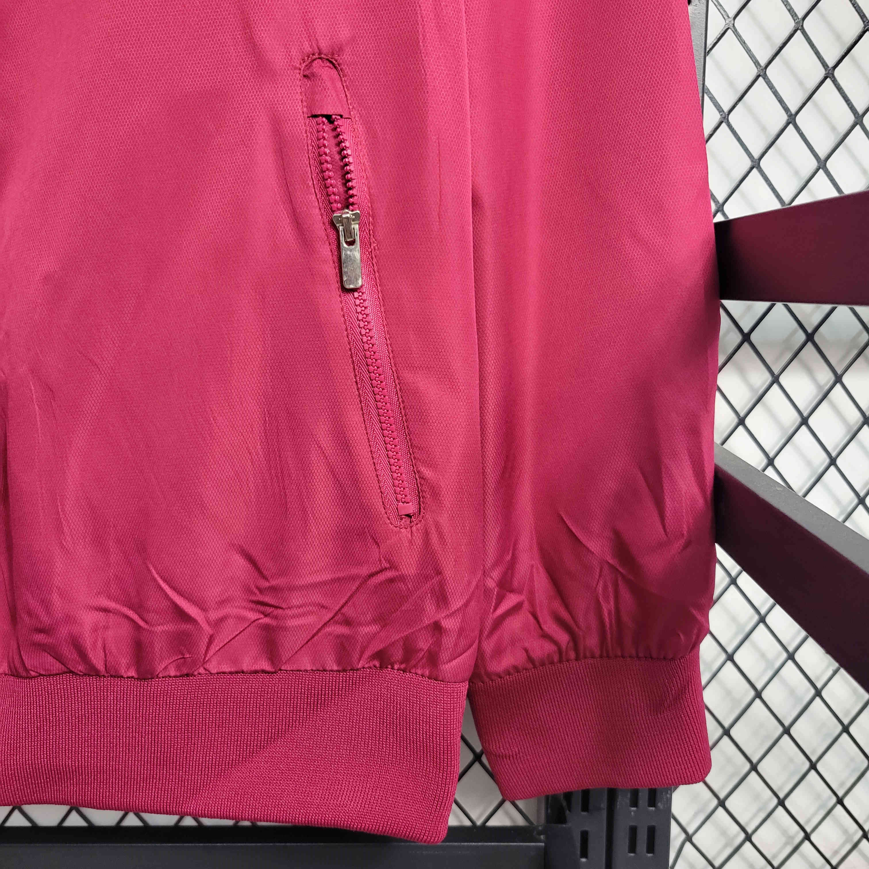 B.A.R.S.A 23-24 Classic Blue Red Player Windbreaker - UnitedFutballJersey