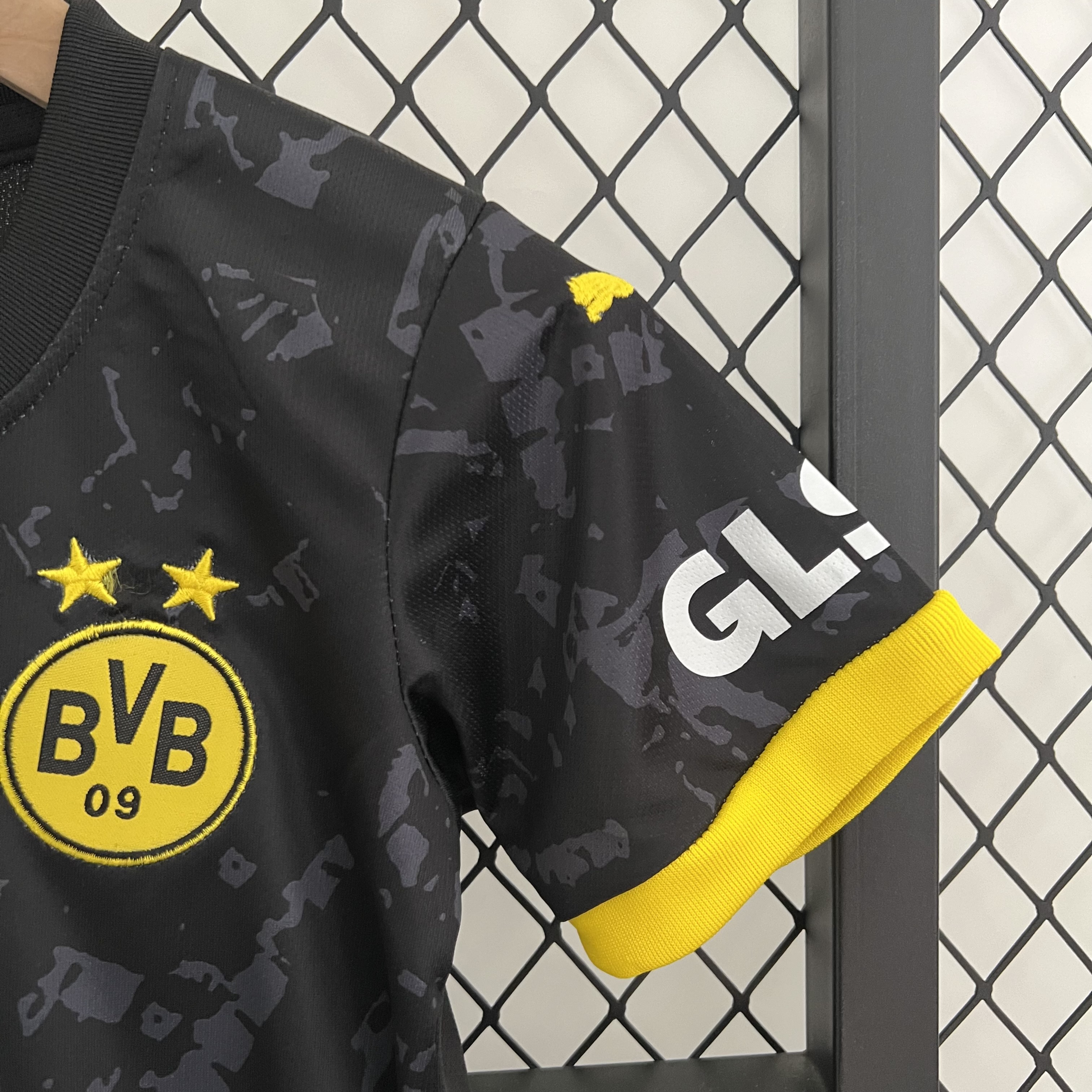 Dortmund 23-24 Away Kids Kit - UnitedFutballJersey