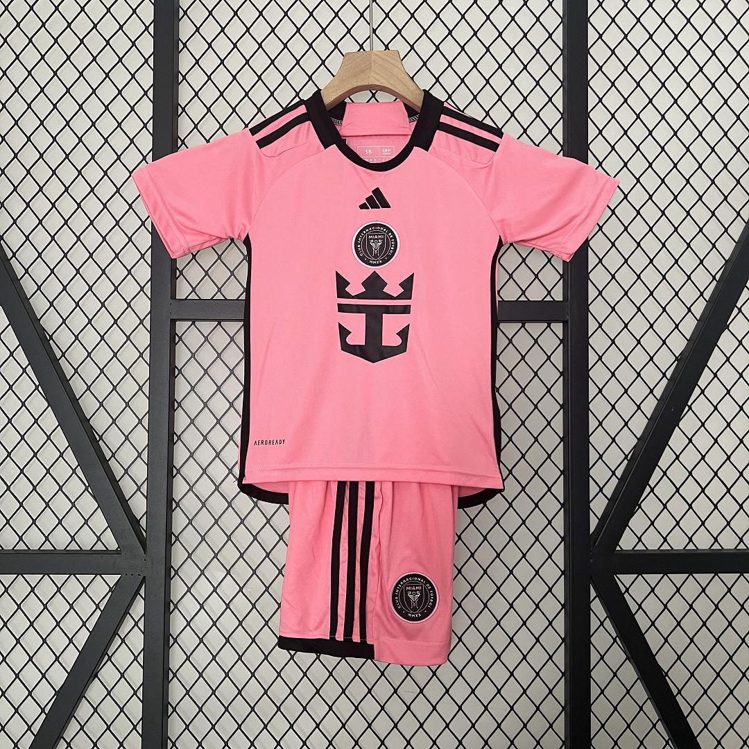 Inter Miami 2024 Home Stadium Kids Kit - UnitedFutballJersey