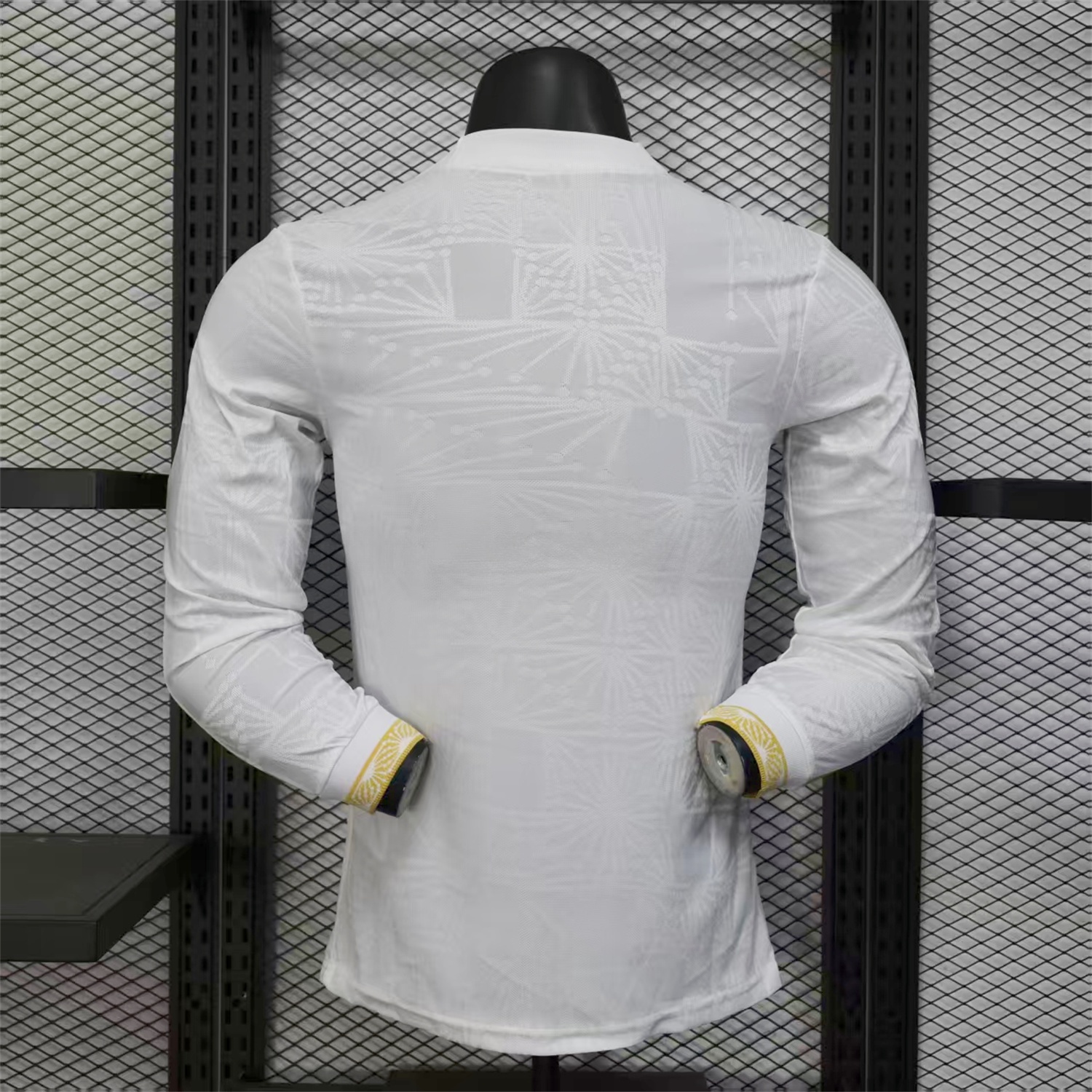 Mexico 2025 Gold Cup White Long Sleeves Jersey - Player Version - UnitedFutballJersey