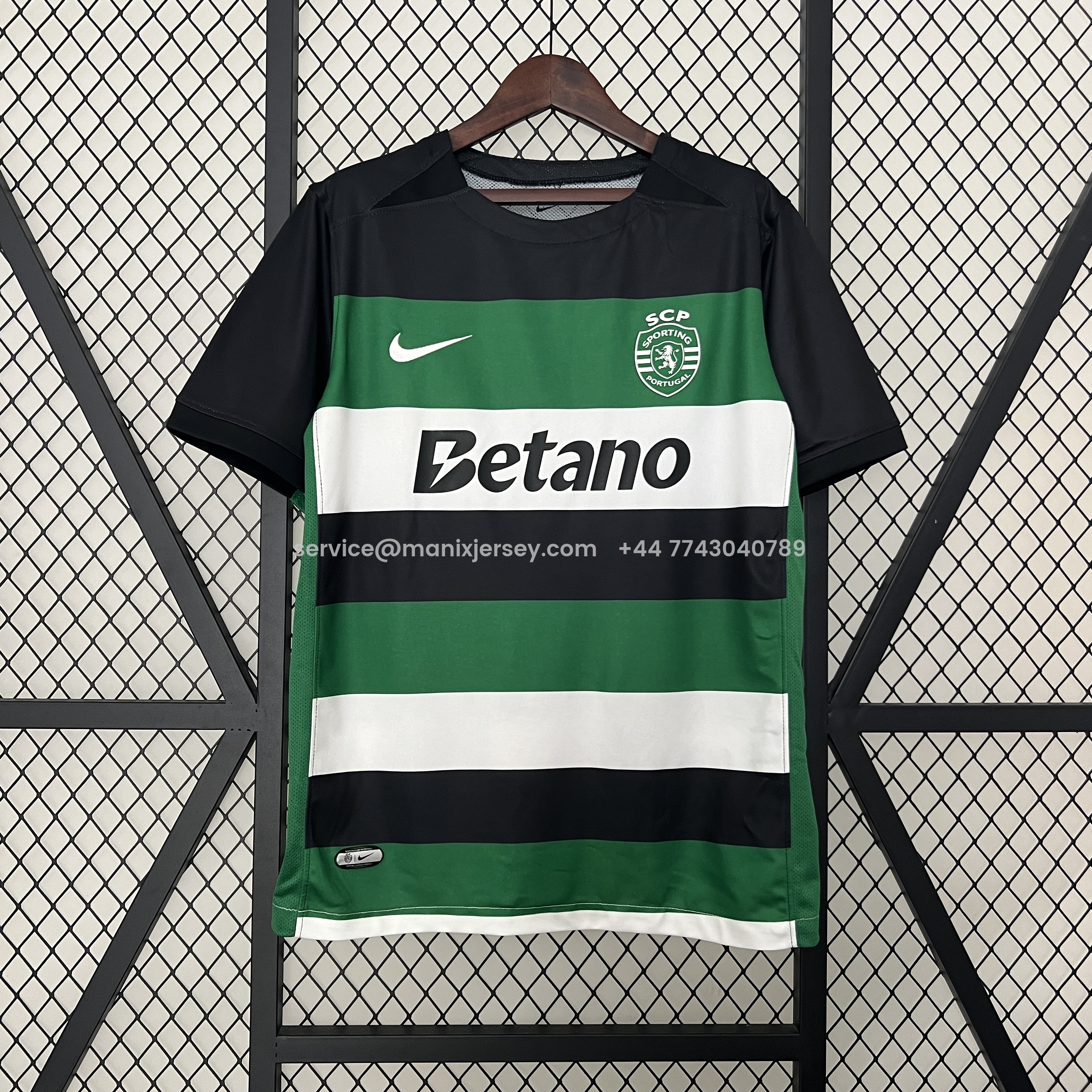 Sporting CP Portugal 24-25 Home Jersey - Champion Version - Fans Version - UnitedFutballJersey