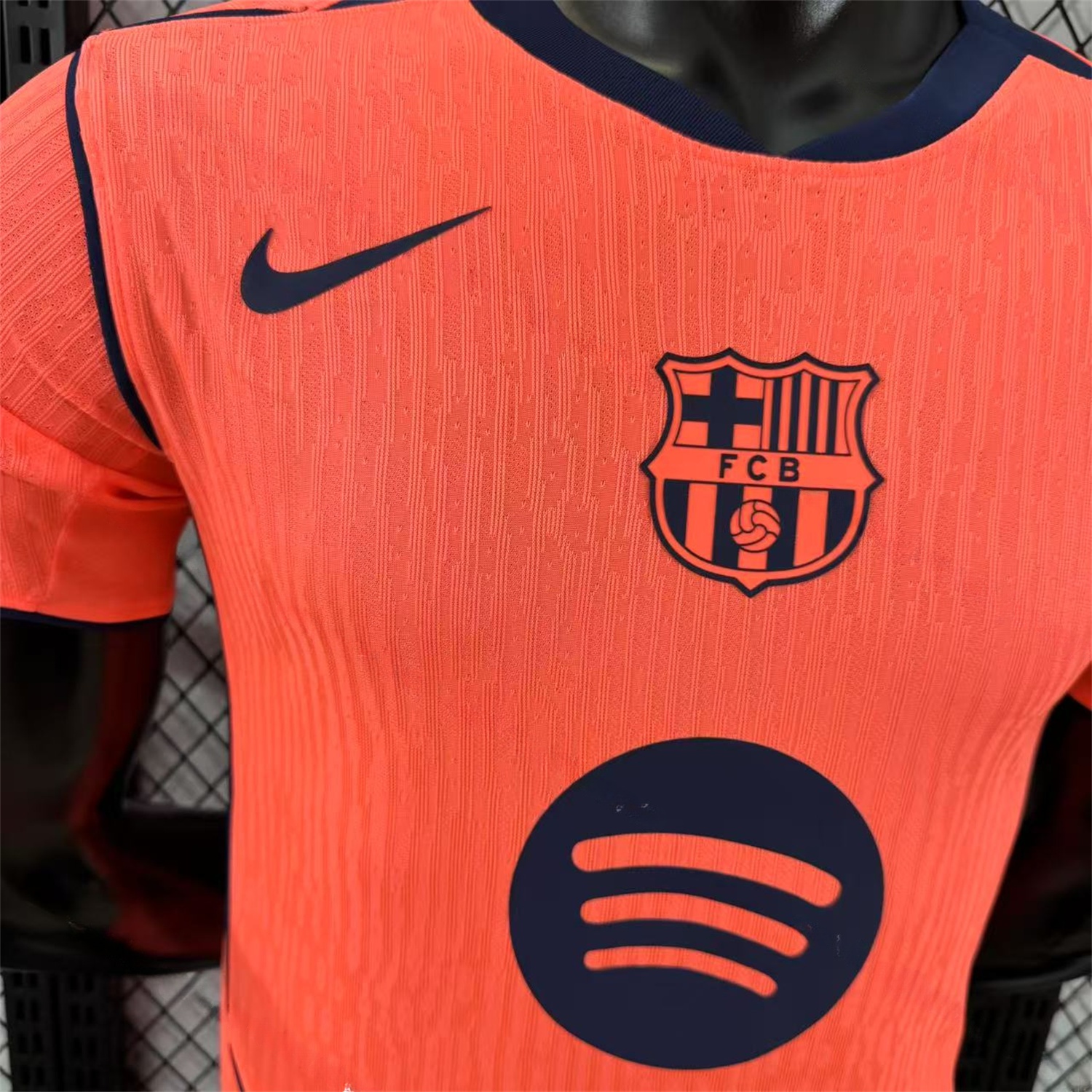 Barcelona 25-26 Third Orange Jersey - Player Version - UnitedFutballJersey