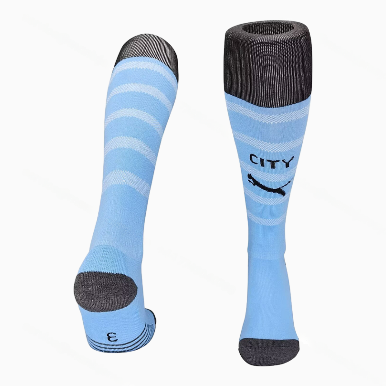 Manchester City 25-26 Home Socks - Blue - UnitedFutballJersey