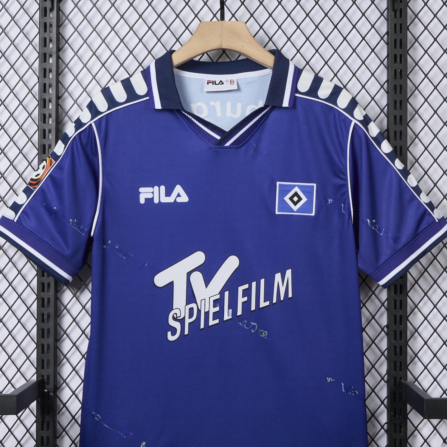 Retro Hamburger SV 2000-01 Away Blue Jersey - UnitedFutballJersey