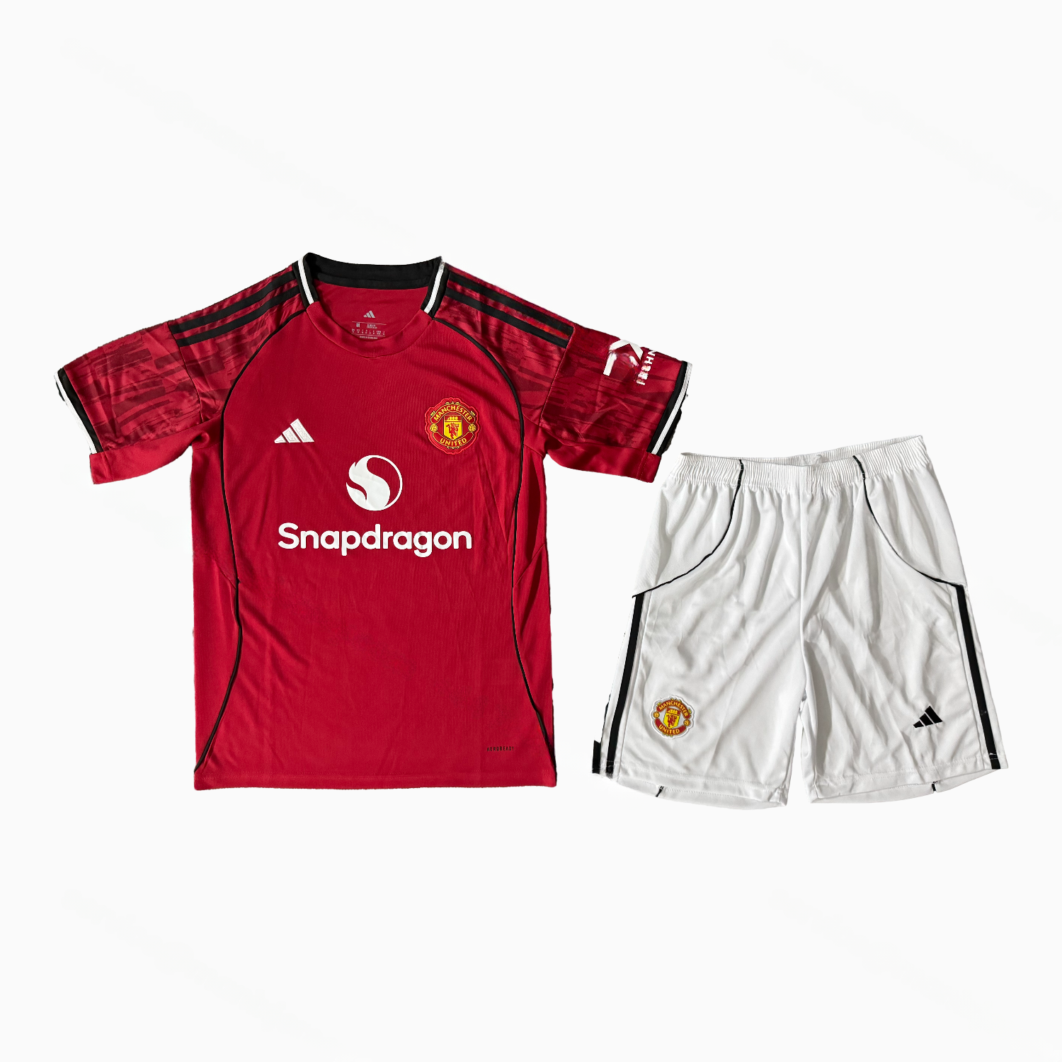 Manchester United 25-26 Home Men's Adult Jersey Set - Fans Version - UnitedFutballJersey