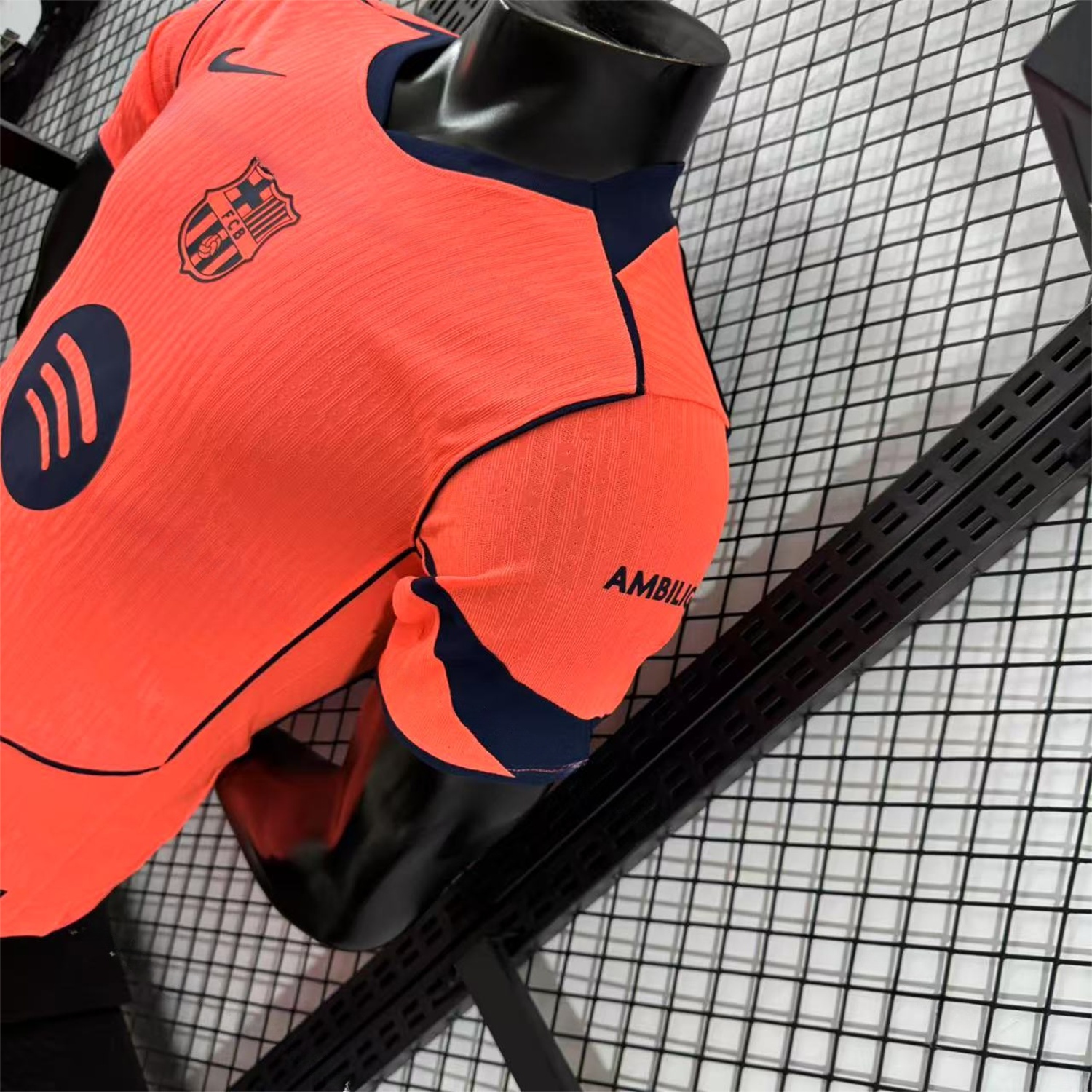 Barcelona 25-26 Third Orange Jersey - Player Version - UnitedFutballJersey