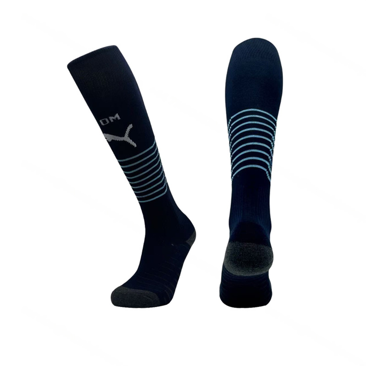 Marseille 25-26 Away Socks - Black - UnitedFutballJersey