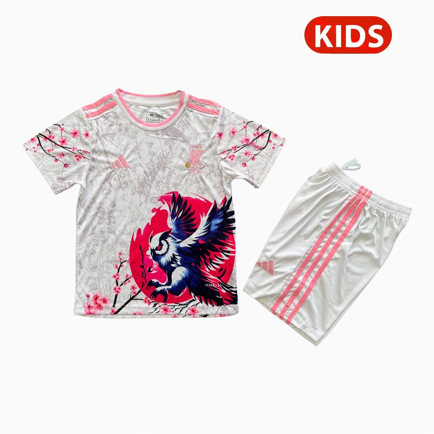 Japan 25-26 Owl Pink Special Kids Kit - UnitedFutballJersey