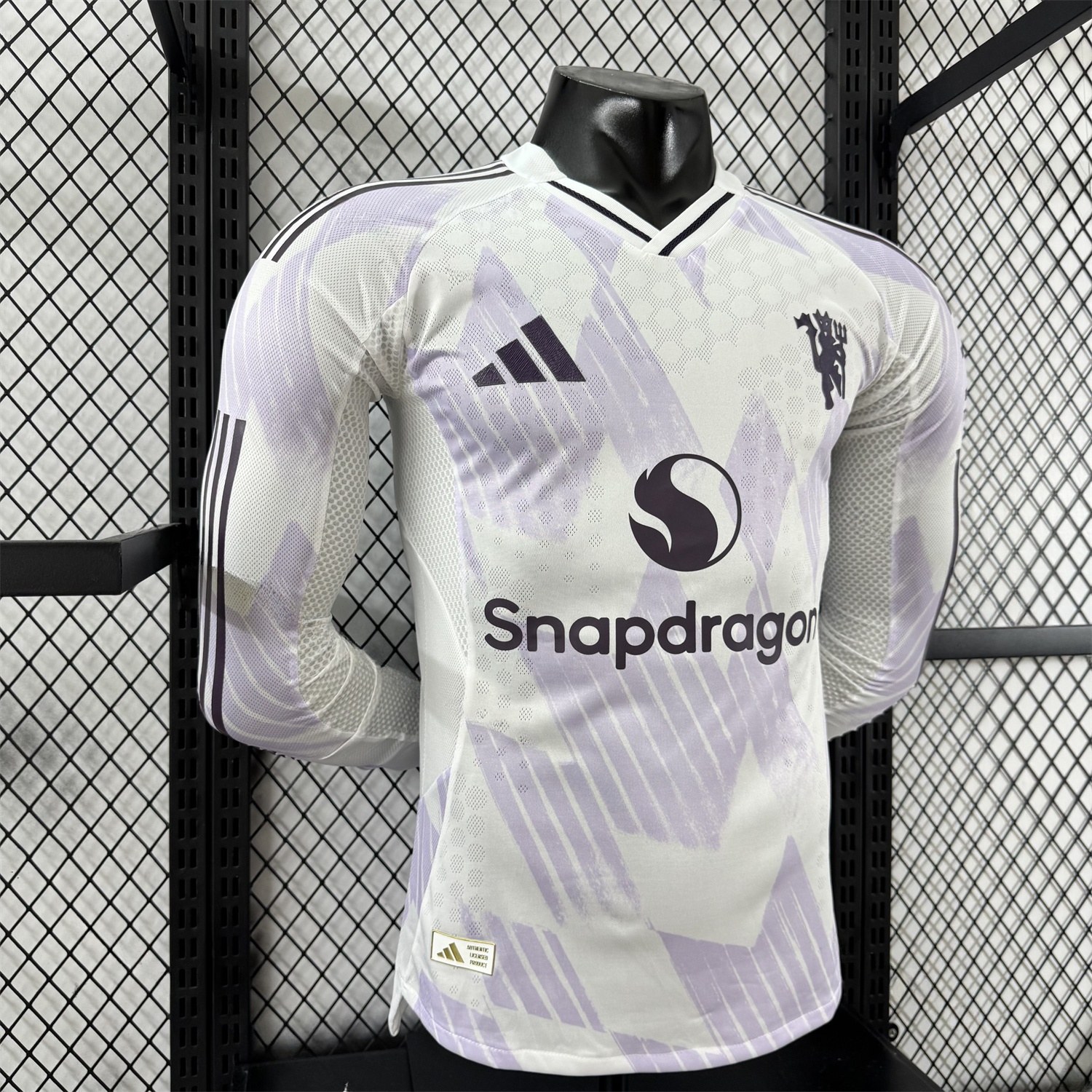 Manchester United 25-26 Away Long Sleeves Jersey - Player Version - UnitedFutballJersey