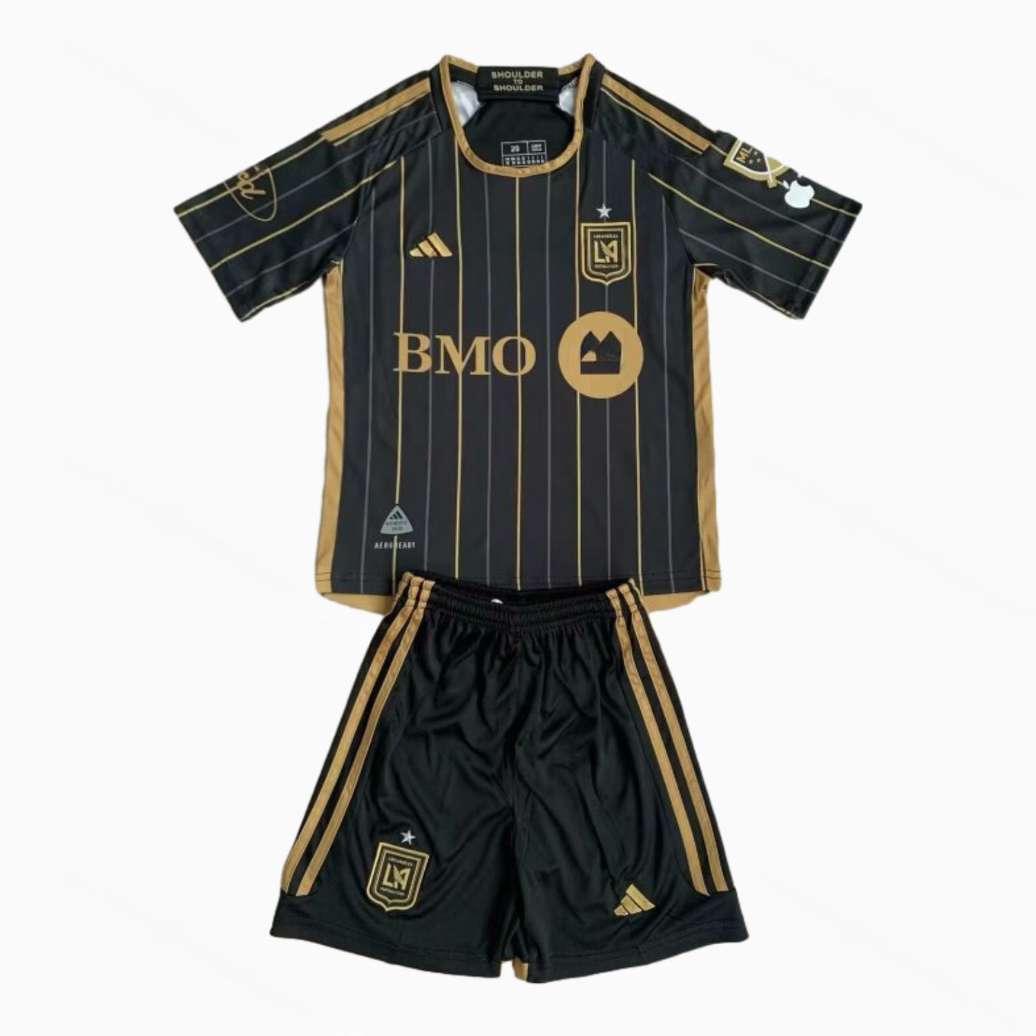 Los Angeles FC 2025 Home Men's Adult Jersey Set - Fans Version - UnitedFutballJersey