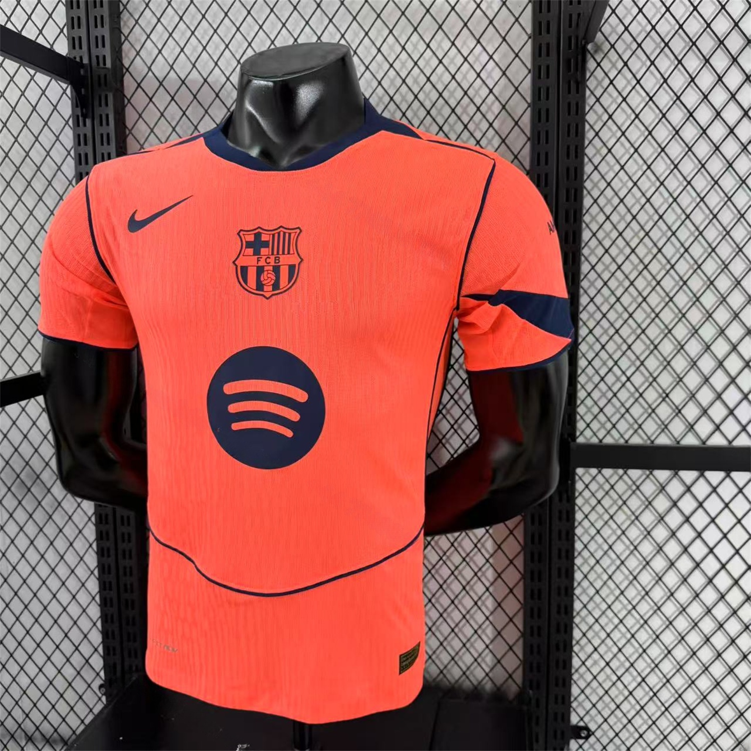Barcelona 25-26 Third Orange Jersey - Player Version - UnitedFutballJersey
