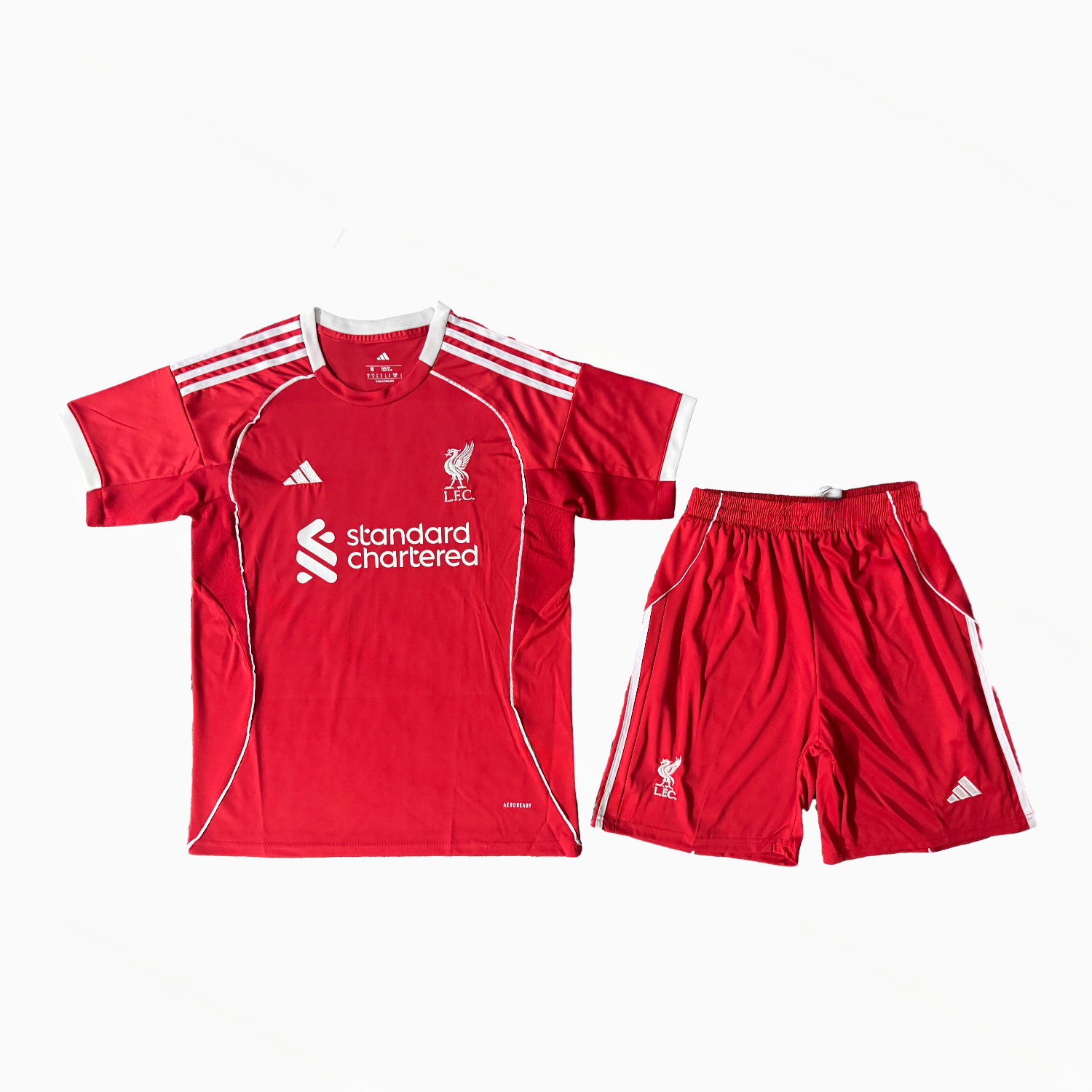 Liver.pool 25-26 Home Men's Adult Jersey Set - Fans Version - UnitedFutballJersey