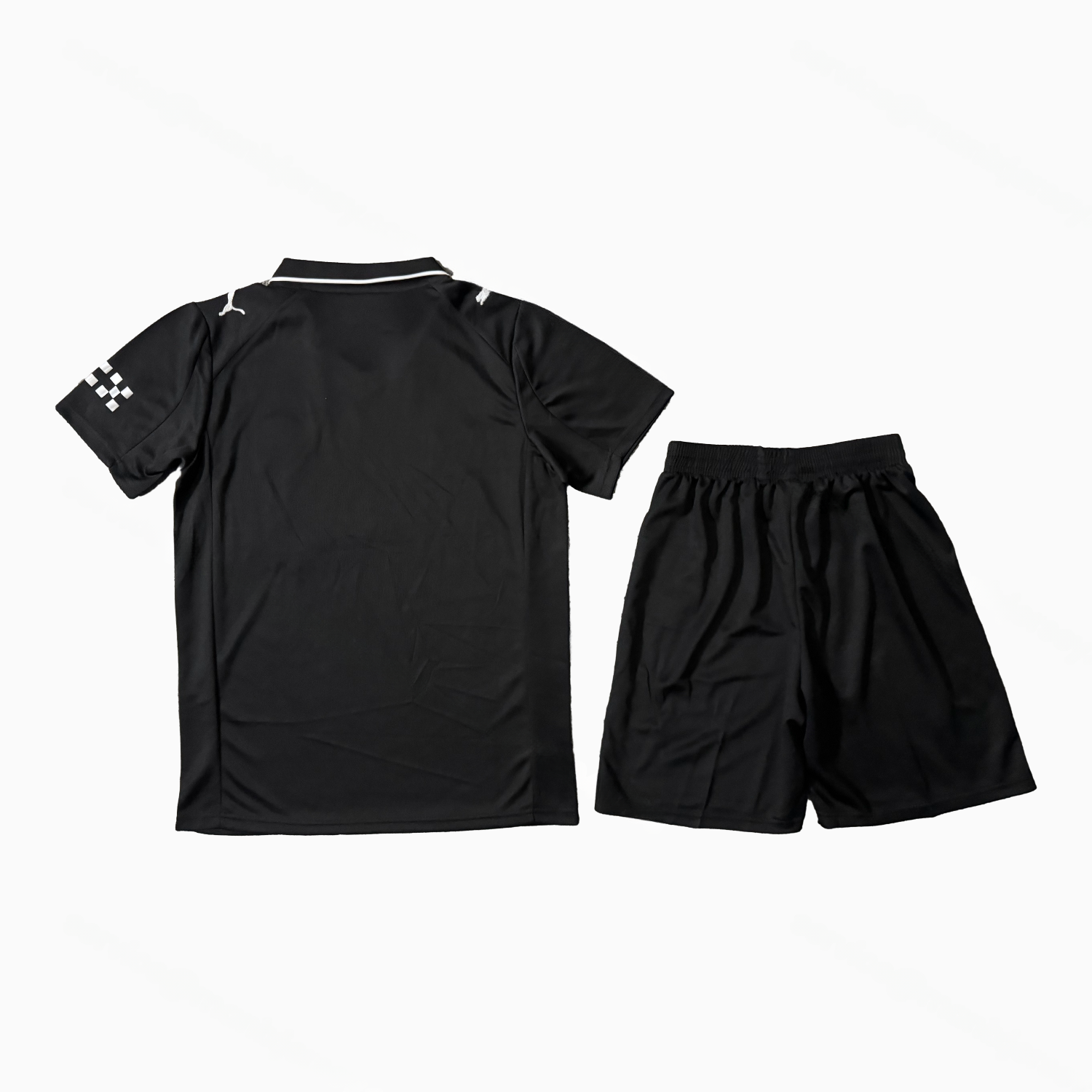Manchester City 25-26 Away Black Men's Adult Jersey Set - Fans Version - UnitedFutballJersey