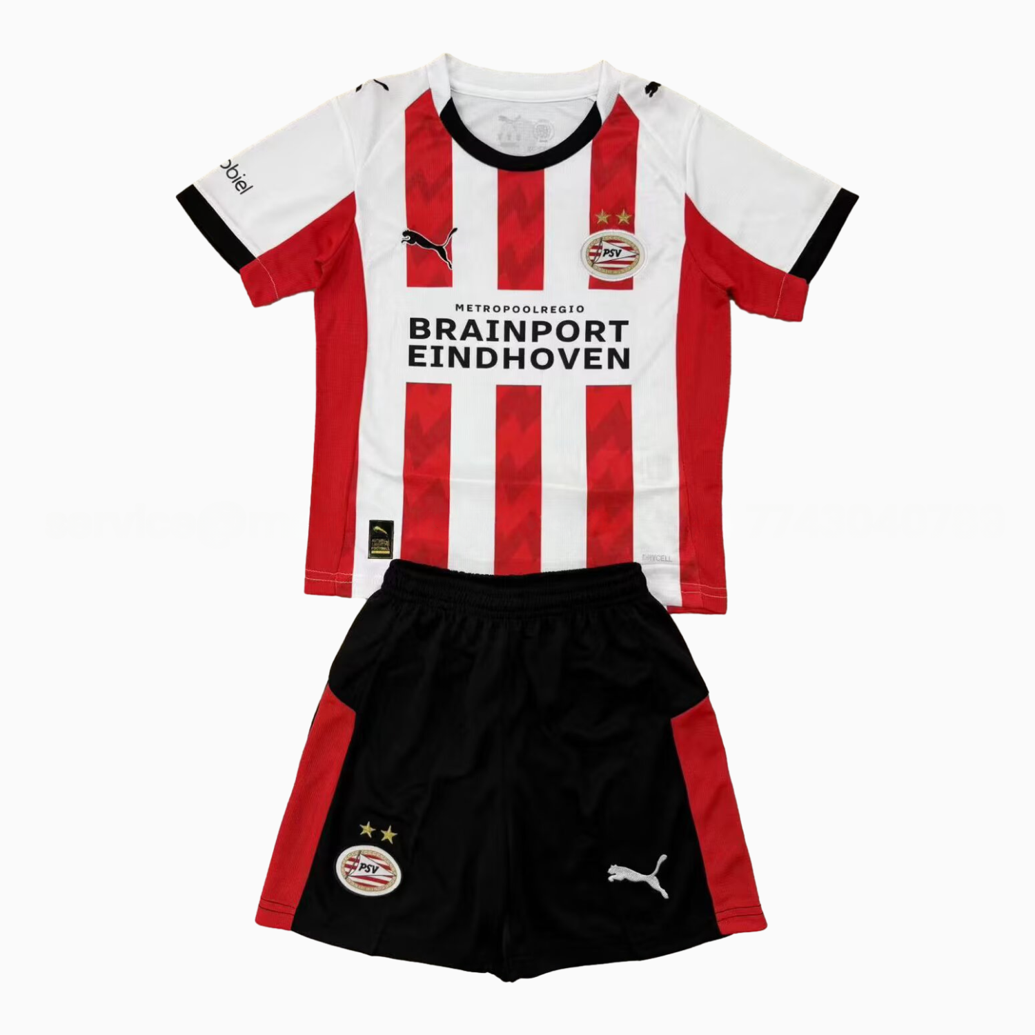 PSV Eindhoven 25-26 Home Men's Adult Jersey Set - Fans Version - UnitedFutballJersey