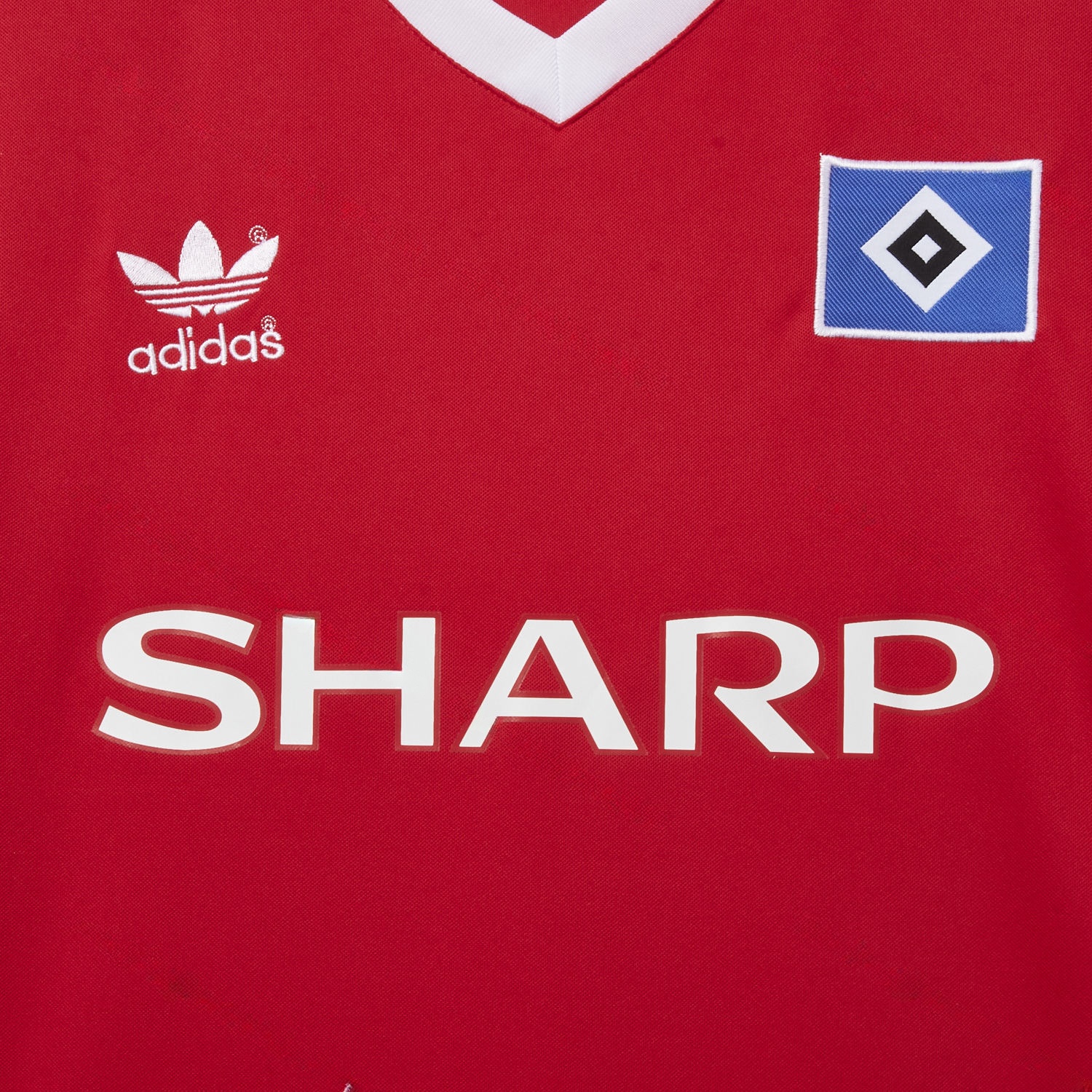 Retro Hamburger SV 1988 Away Red Jersey - UnitedFutballJersey