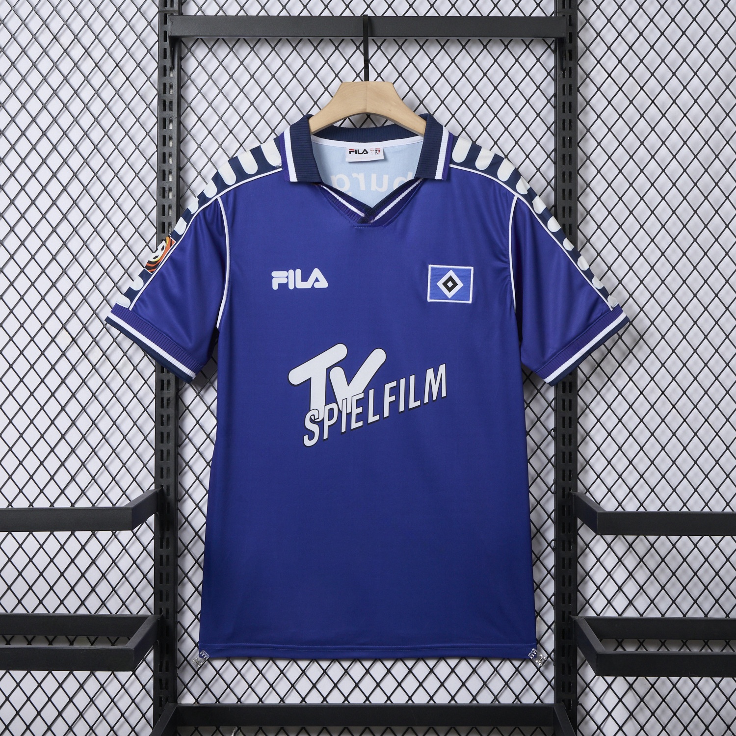 Retro Hamburger SV 2000-01 Away Blue Jersey - UnitedFutballJersey