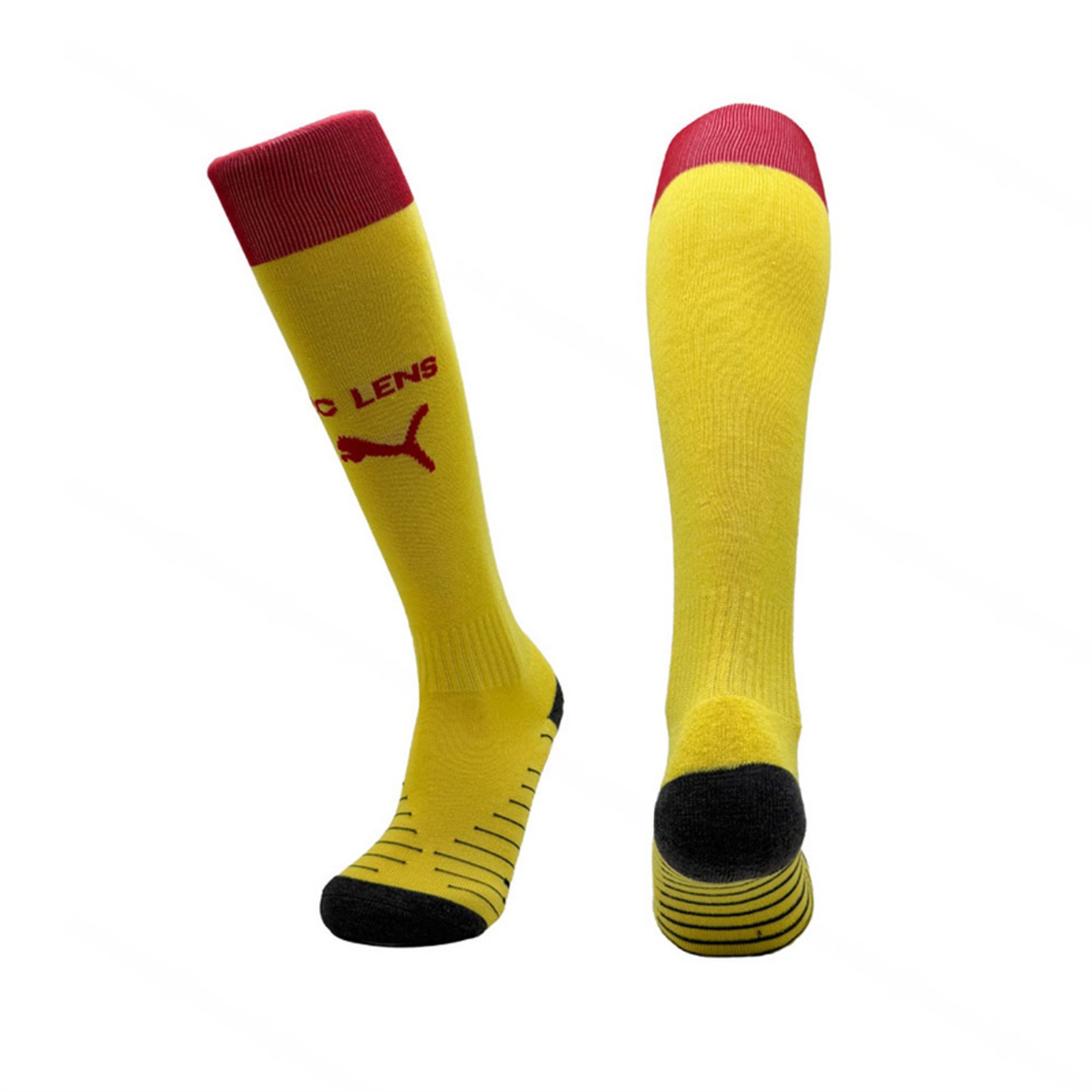 Lens 25-26 Home Socks - Yellow - UnitedFutballJersey
